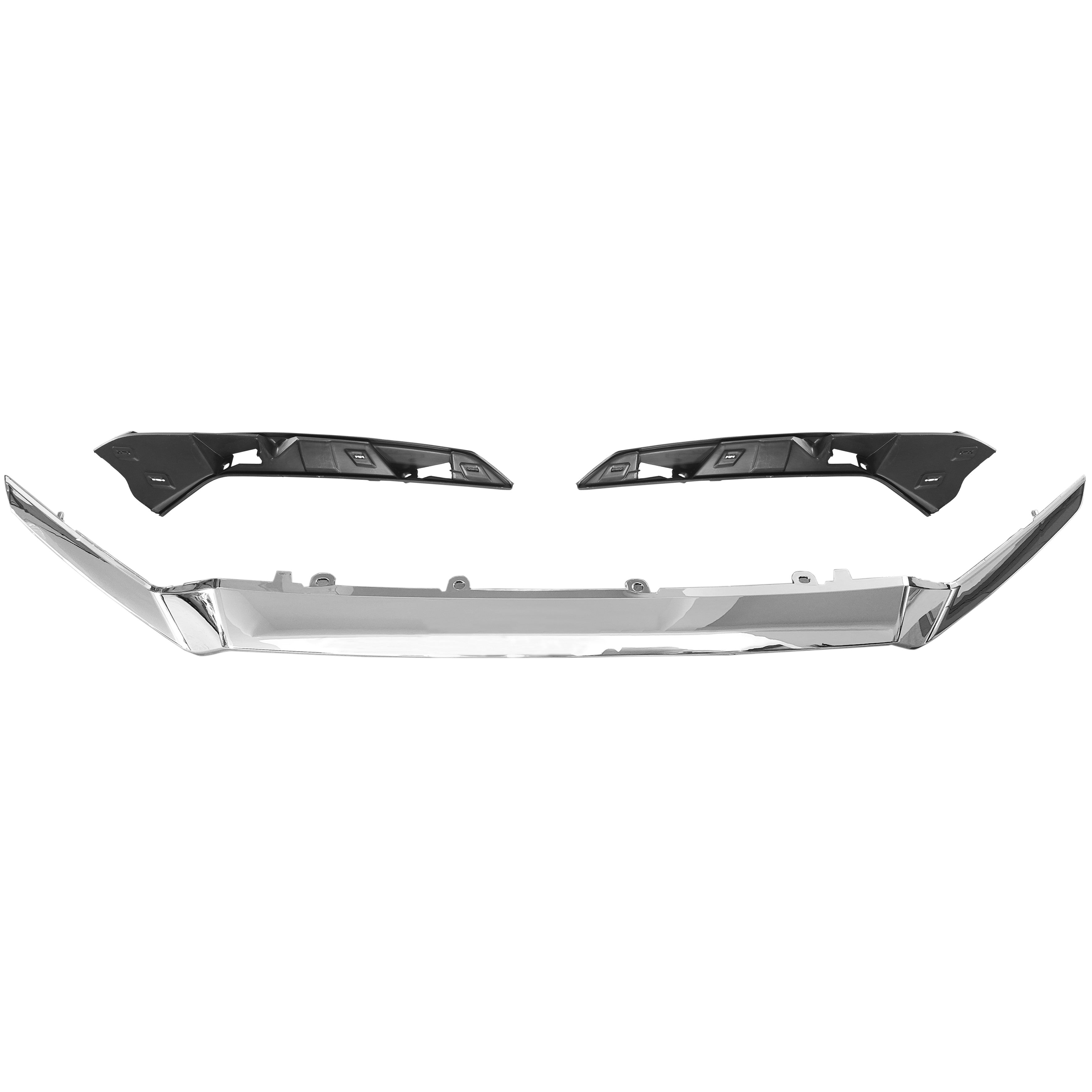 For 2022 2023 Honda Ridgeline Passport Front Upper Grille Molding Trim Chrome Finish