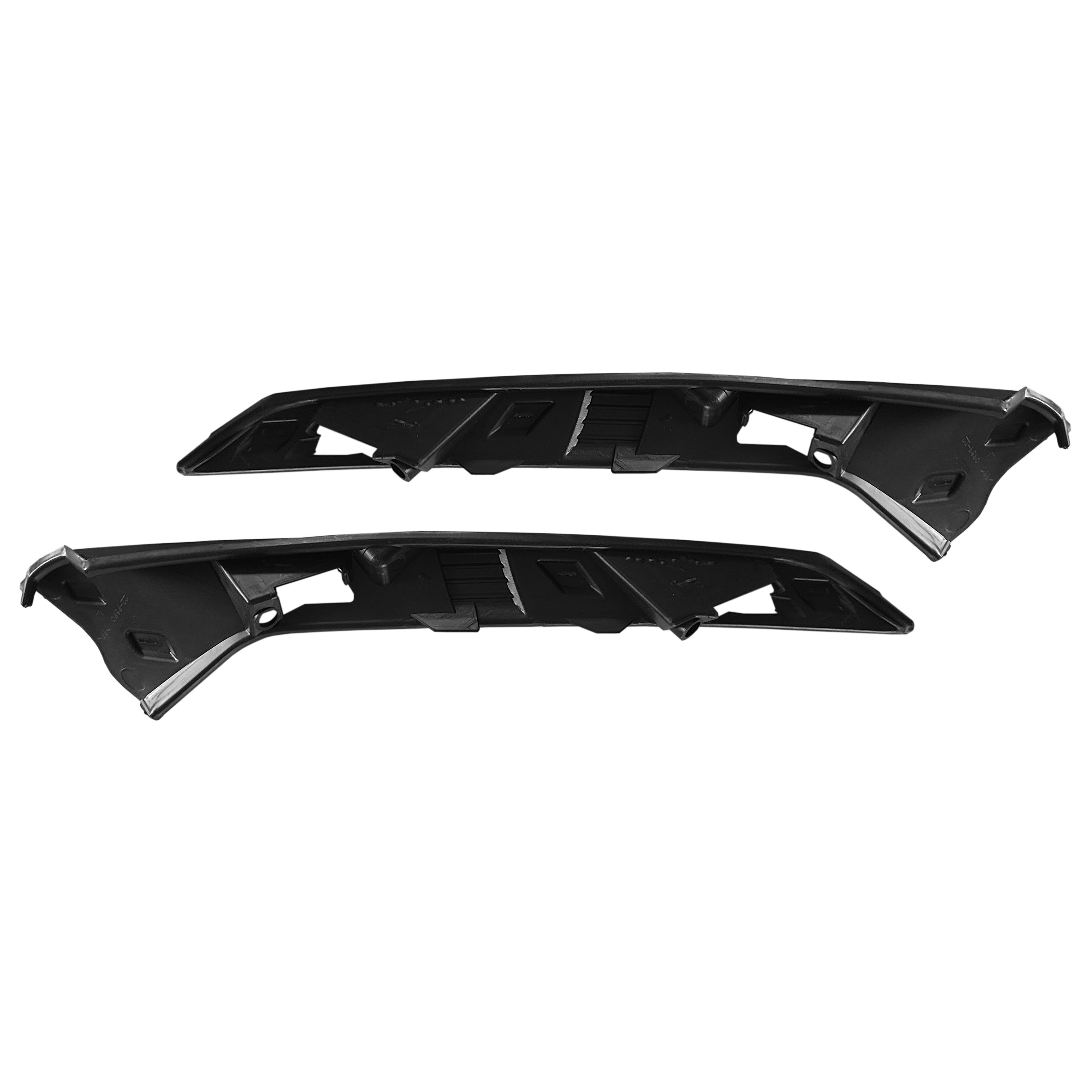 For 2022 2023 2024 Honda Passport Sport Front Upper Grille Grill with Molding & Cover Honeycomb 5pcs Set