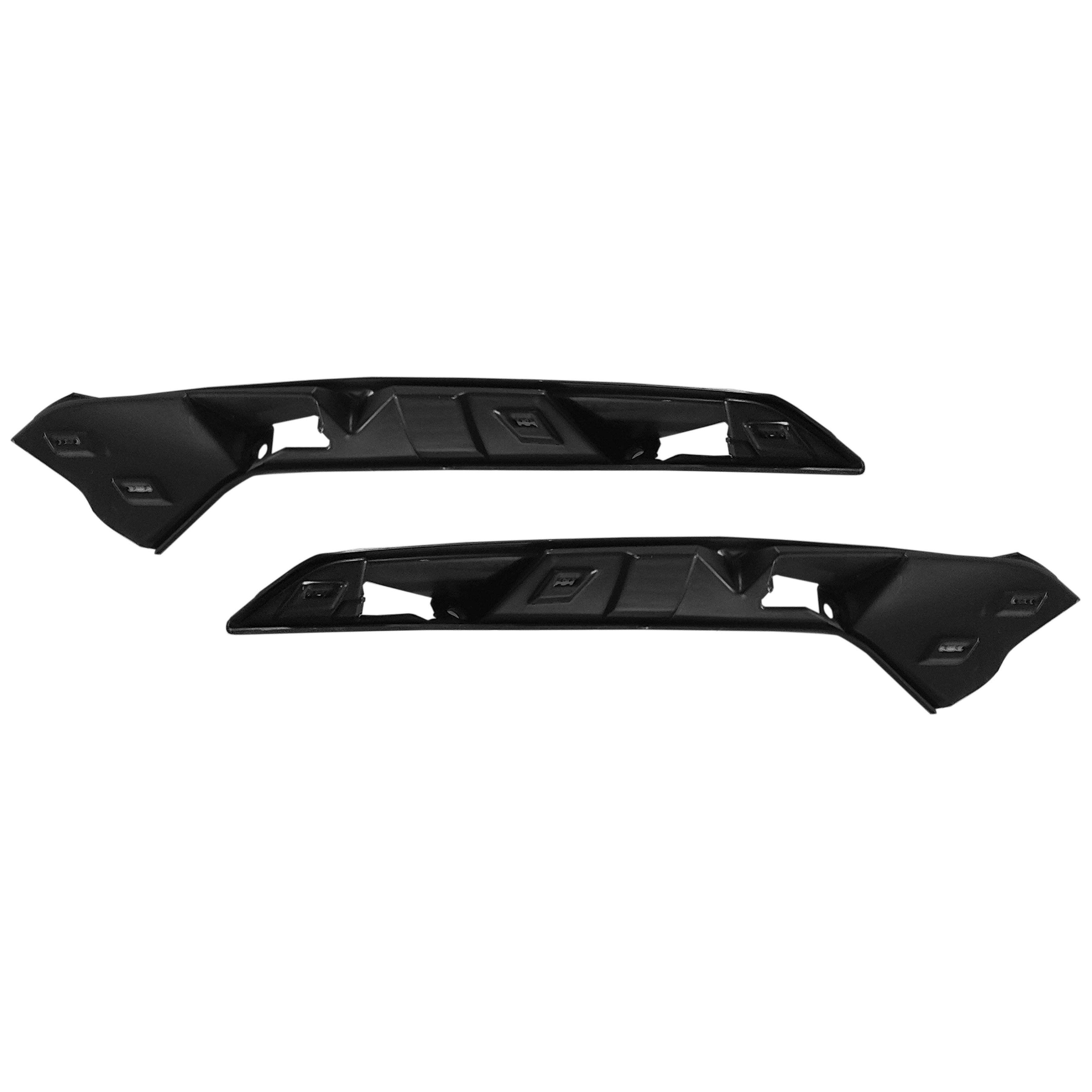 For 2022 2023 2024 Honda Passport Sport Front Upper Grille Grill with Molding & Cover Honeycomb 5pcs Set