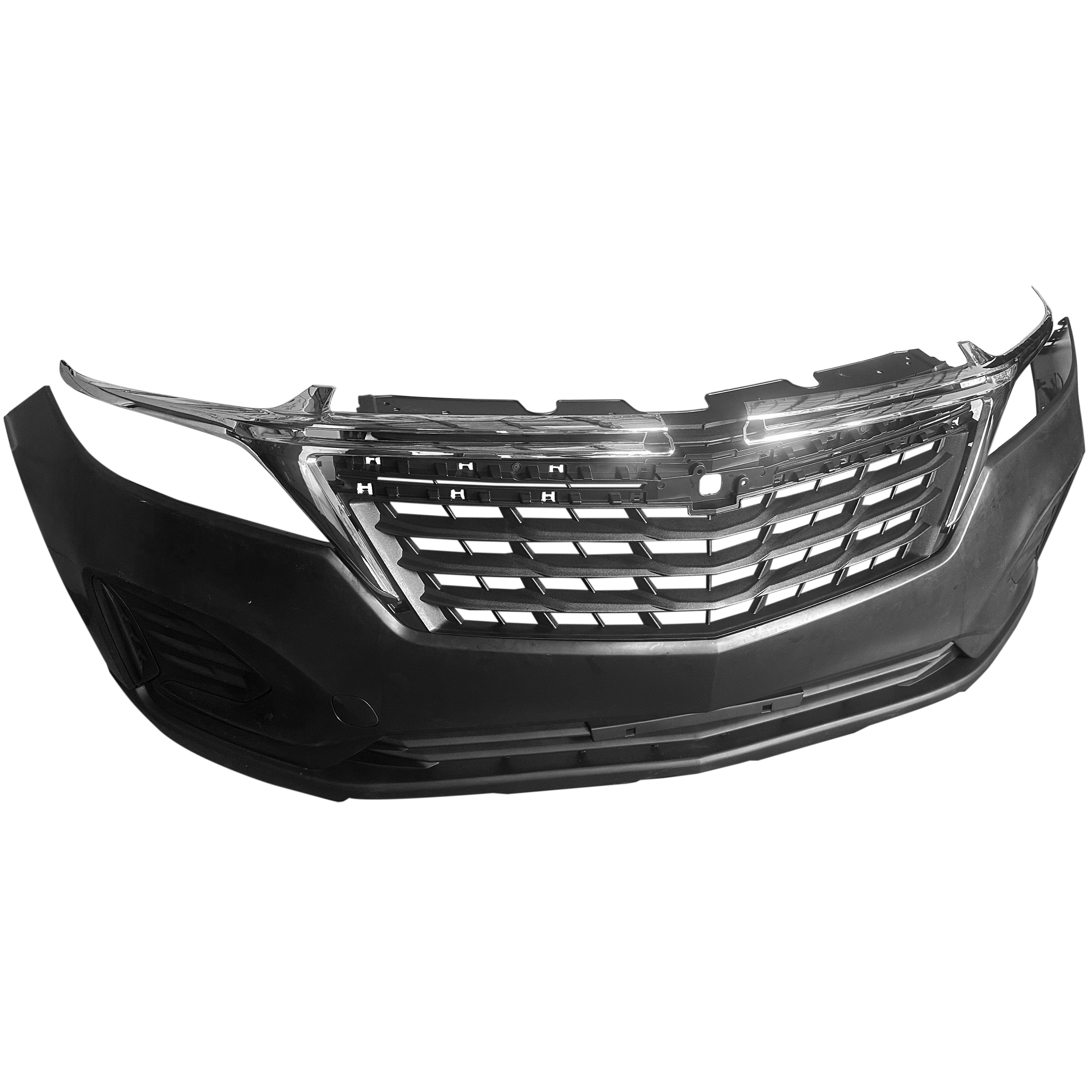 For 2022 2023 2024 Chevy Equinox LS Front Bumper Assembly with Grille Fog Covers No Sensor Holes