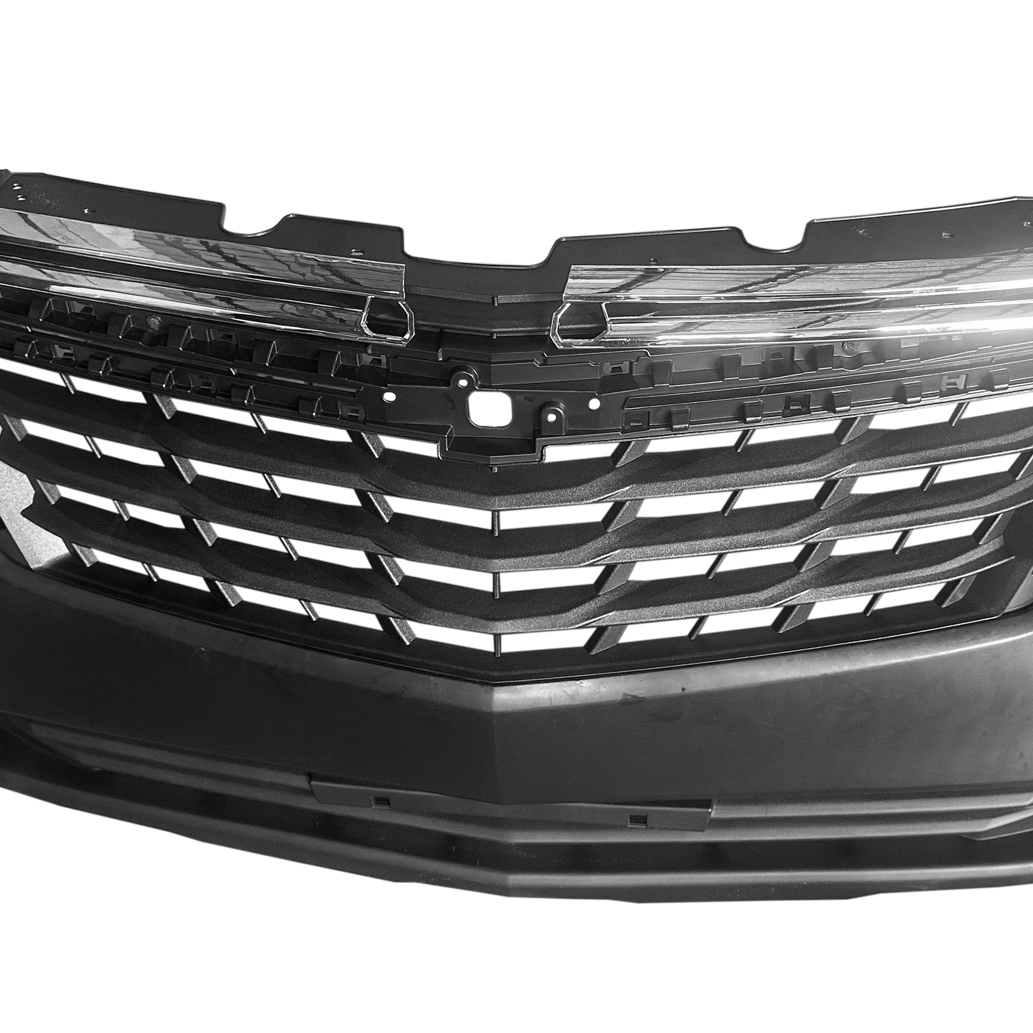 For 2022 2023 2024 Chevy Equinox LS Front Bumper Assembly with Grille Fog Covers No Sensor Holes