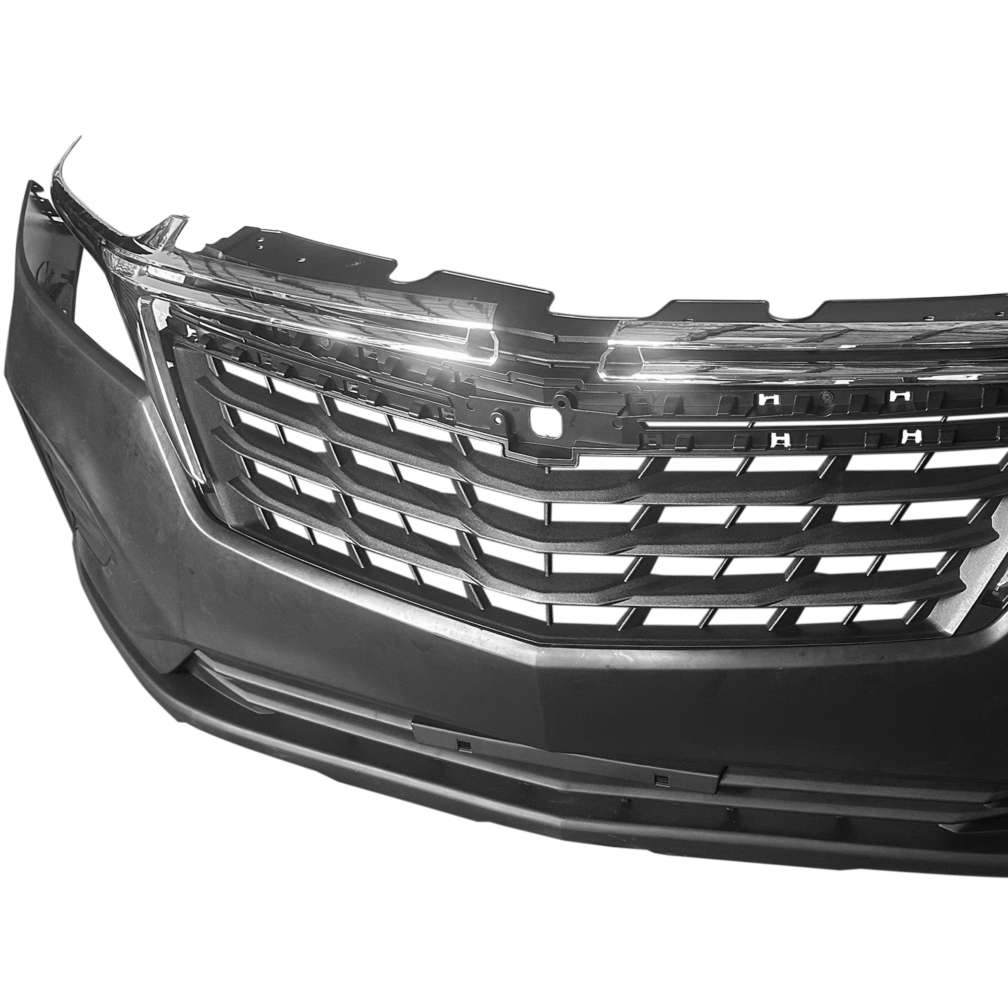 For 2022 2023 2024 Chevy Equinox LS Front Bumper Assembly with Grille Fog Covers No Sensor Holes