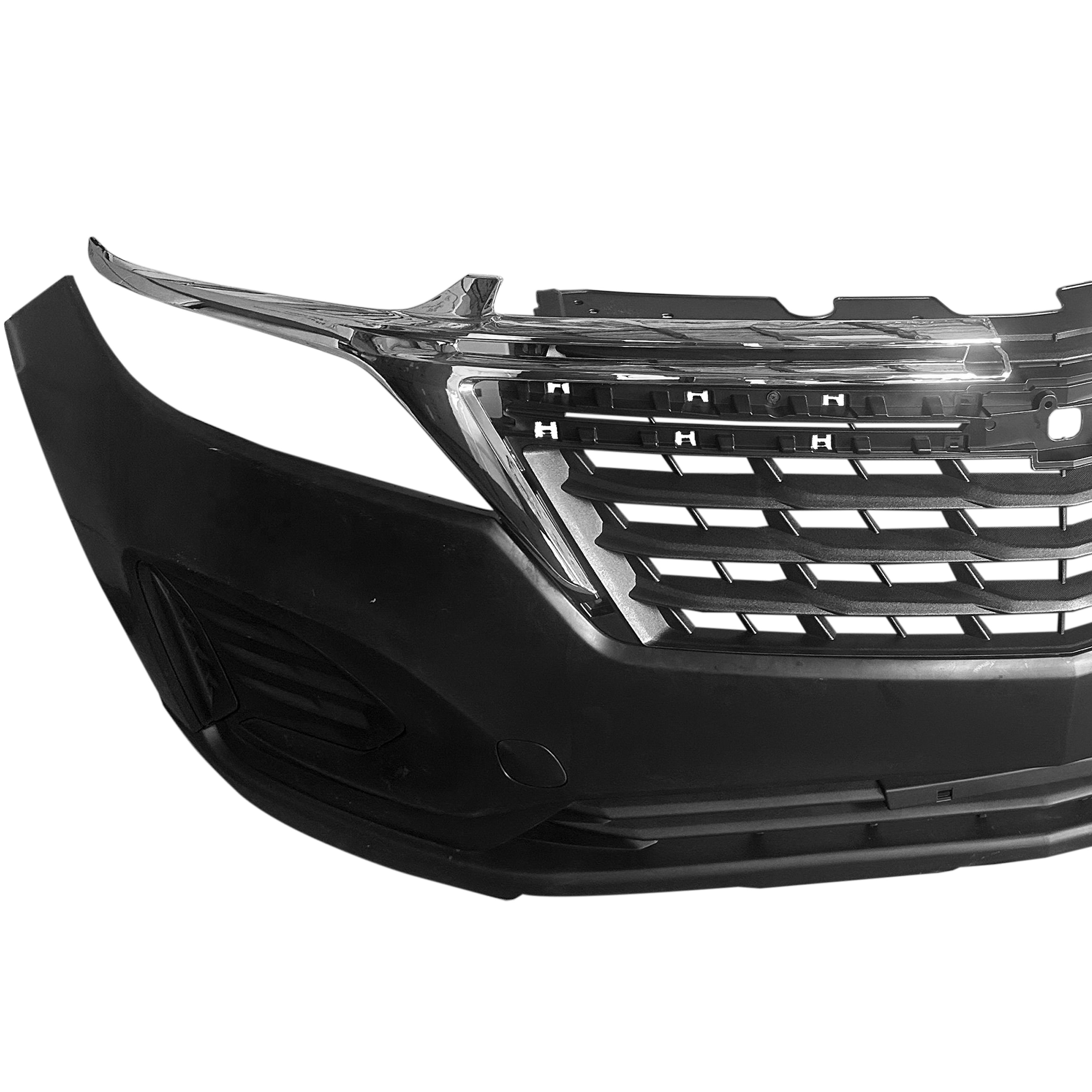 For 2022 2023 2024 Chevy Equinox LS Front Bumper Assembly with Grille Fog Covers No Sensor Holes