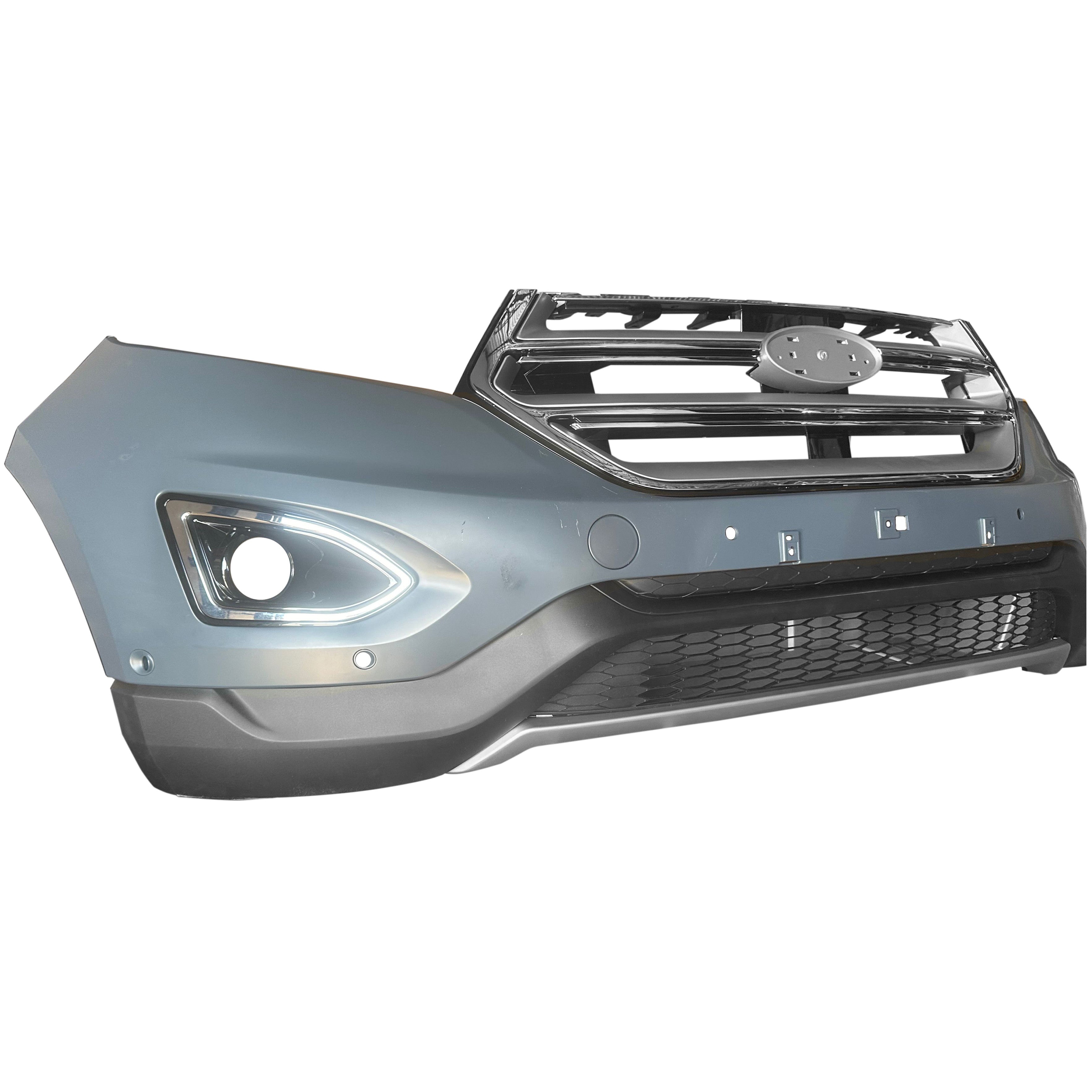 For 2016 2017 2018 2019 Ford Edge Front Bumper Cover Fascia with Grille Primed Assembly Set