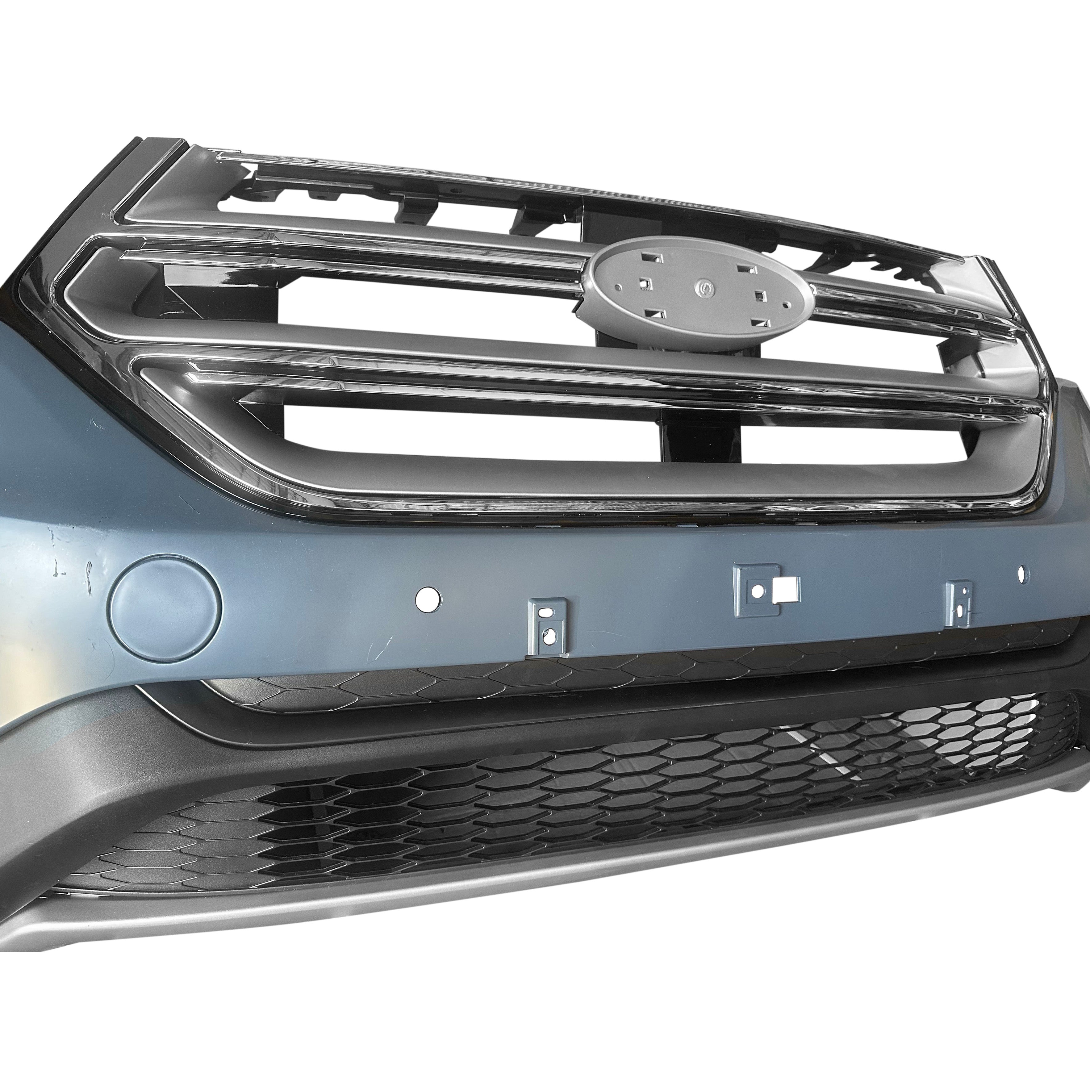 For 2016 2017 2018 2019 Ford Edge Front Bumper Cover Fascia with Grille Primed Assembly Set