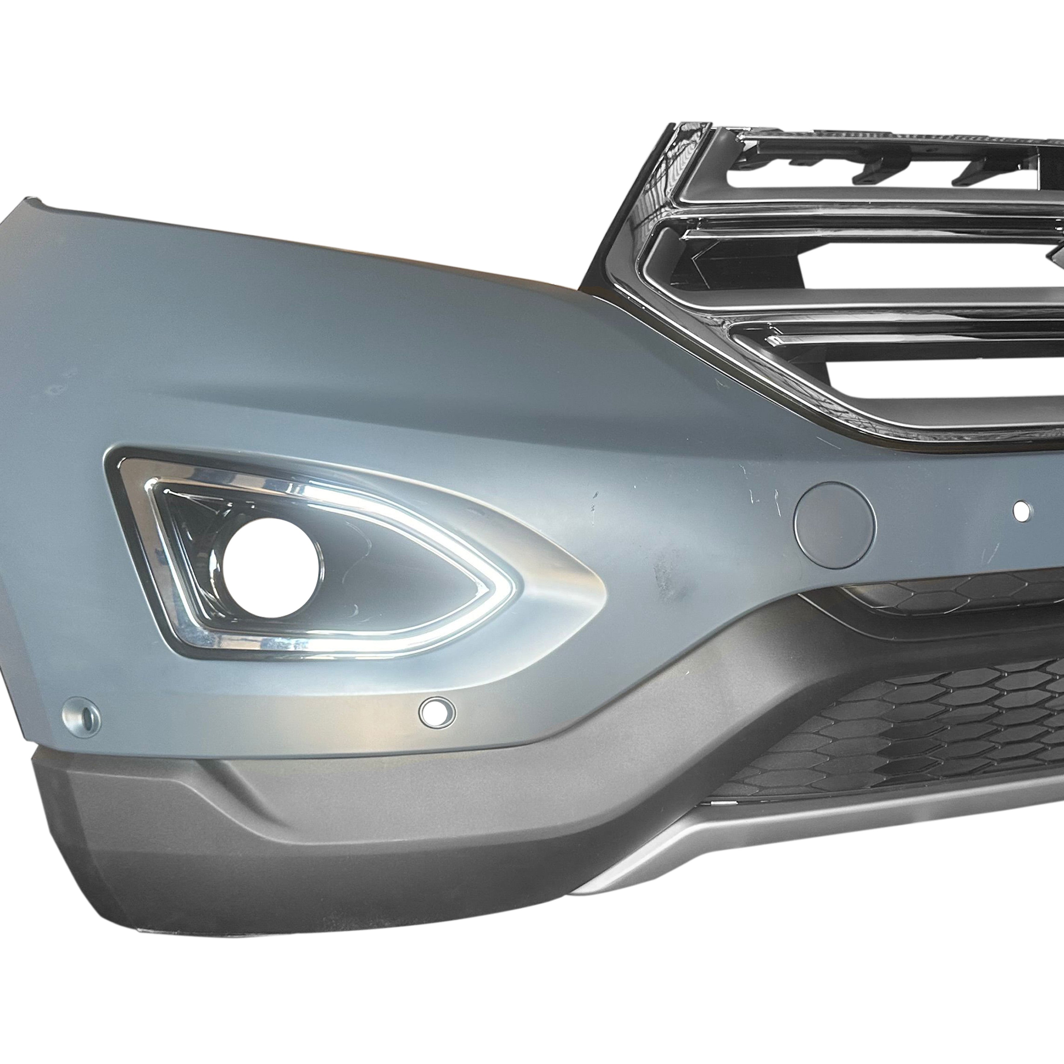 For 2016 2017 2018 2019 Ford Edge Front Bumper Cover Fascia with Grille Primed Assembly Set