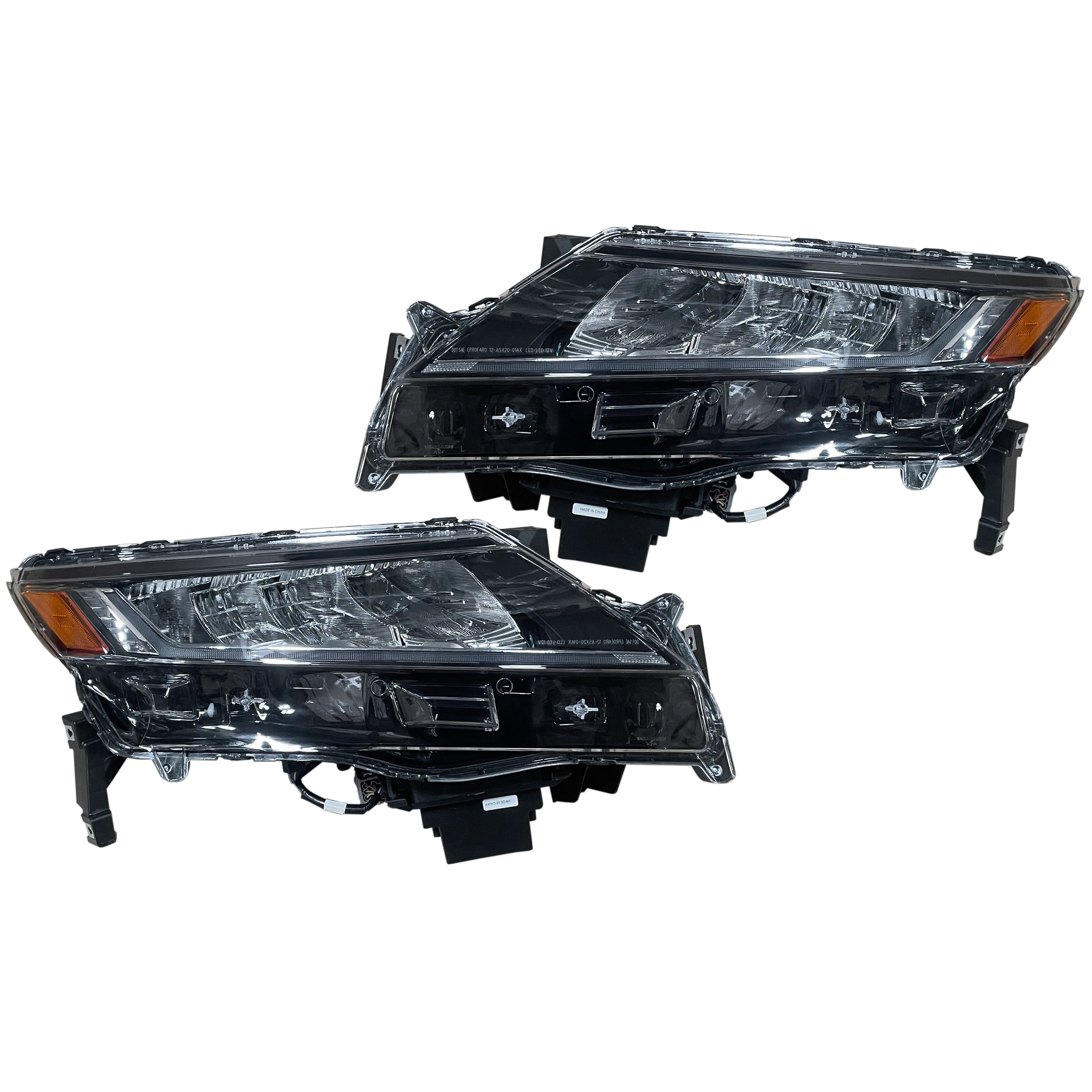 For 2020 2021 2022 2023 2024 Mitsubishi Outlander Sport Front LED Headlight Left Right Driver Passenger Side LH RH Set Pair 2Pcs 8301D639 8301D572