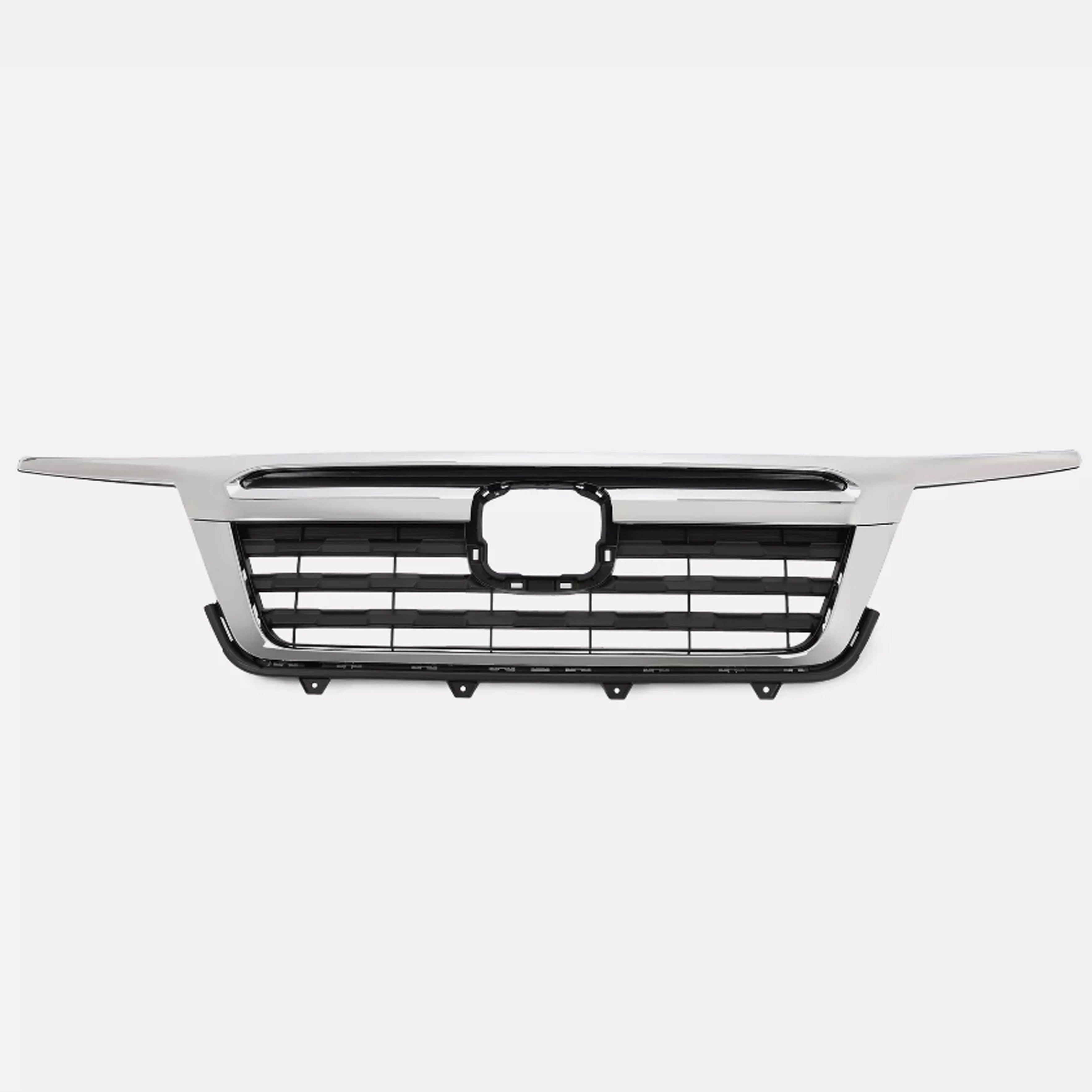 For 2017 2018 2019 2020 Honda Ridgeline Front Bumper Upper Grille Silver Black Grill Factory