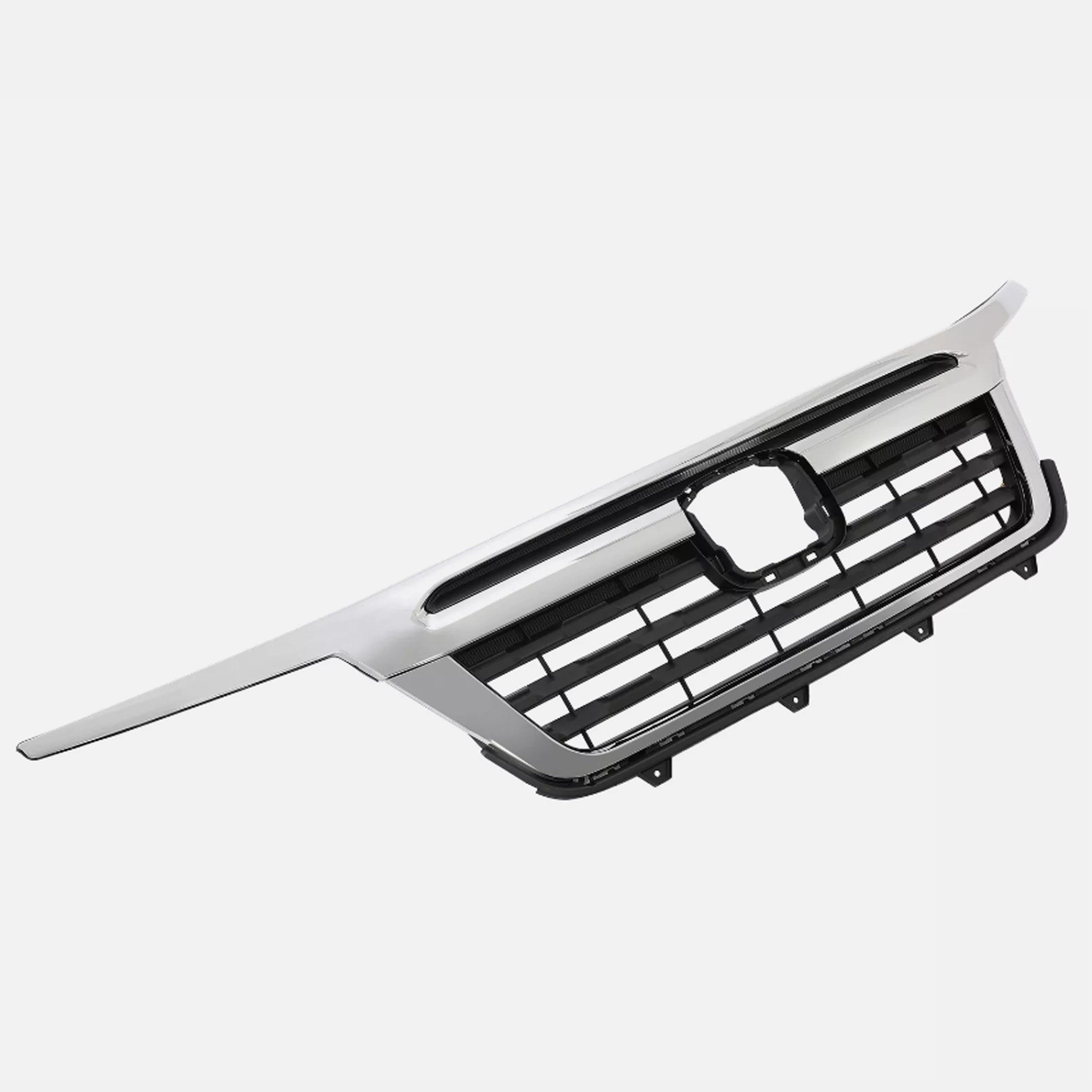 For 2017 2018 2019 2020 Honda Ridgeline Front Bumper Upper Grille Silver Black Grill Factory