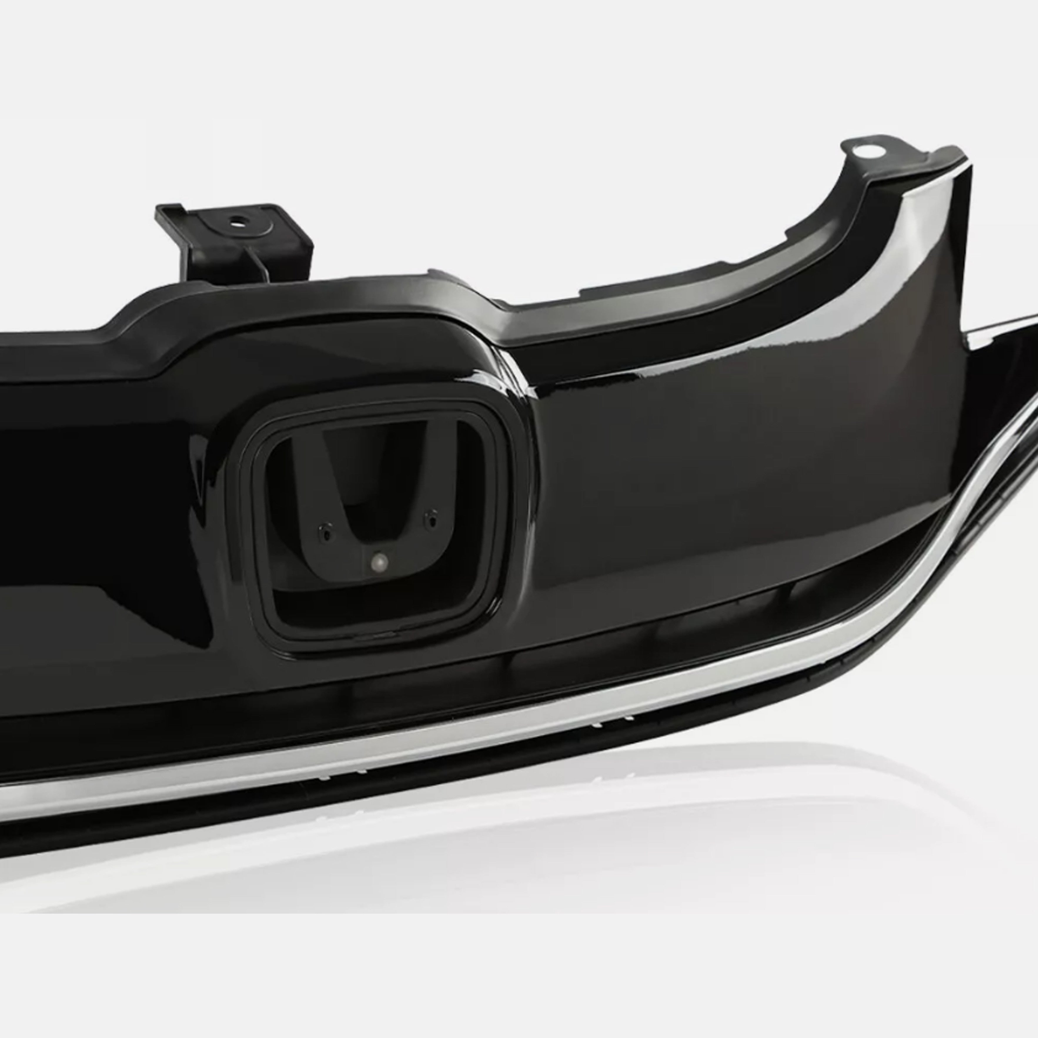 For 2014 2015 2016 2017 Honda Fit Front Bumper Upper Grille Black Grill Factory 71120-T5R-A10