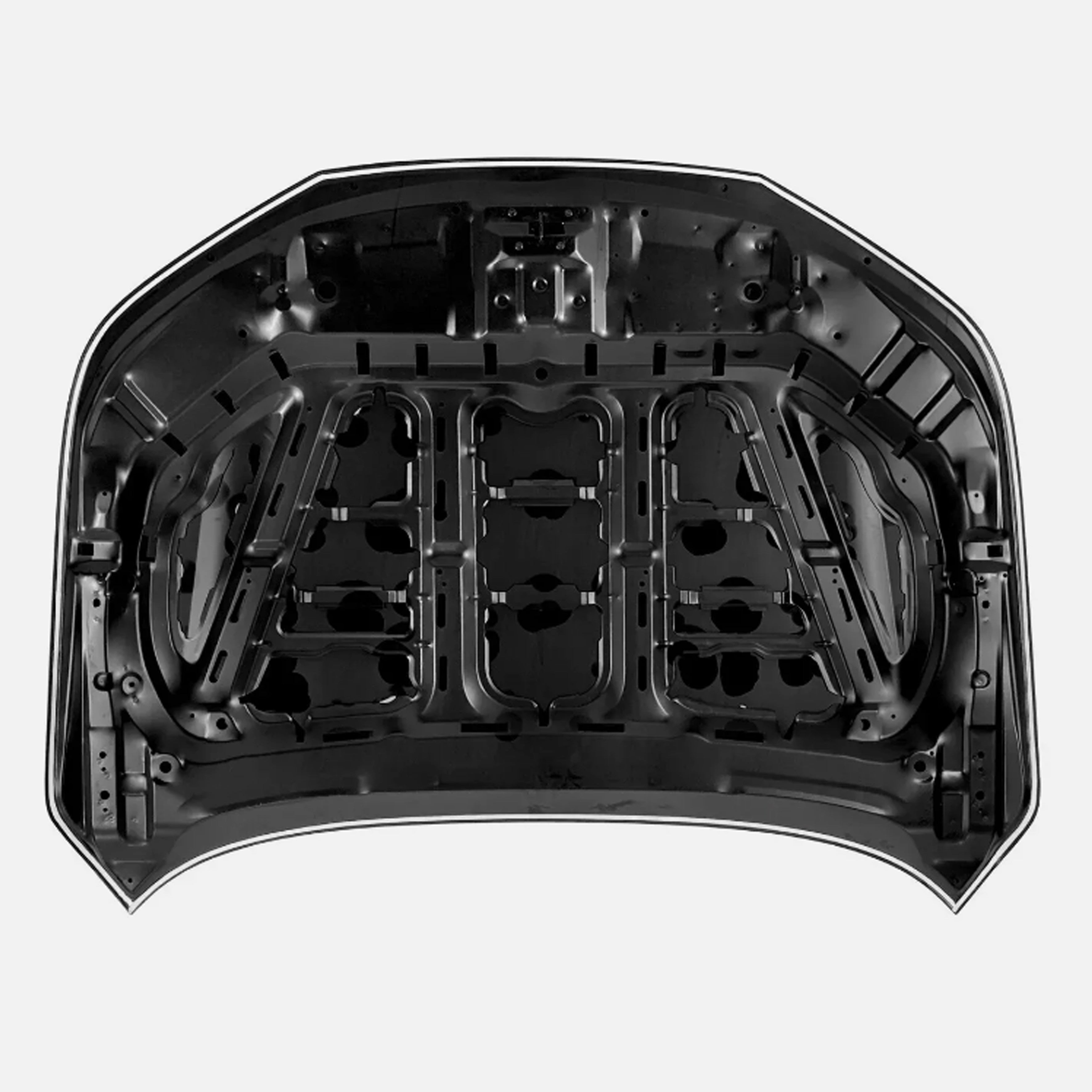 For 2023 2024 2025 Honda Accord Front Upper Hood Panel Primed Finish Steel Black 6010030AA00ZZ