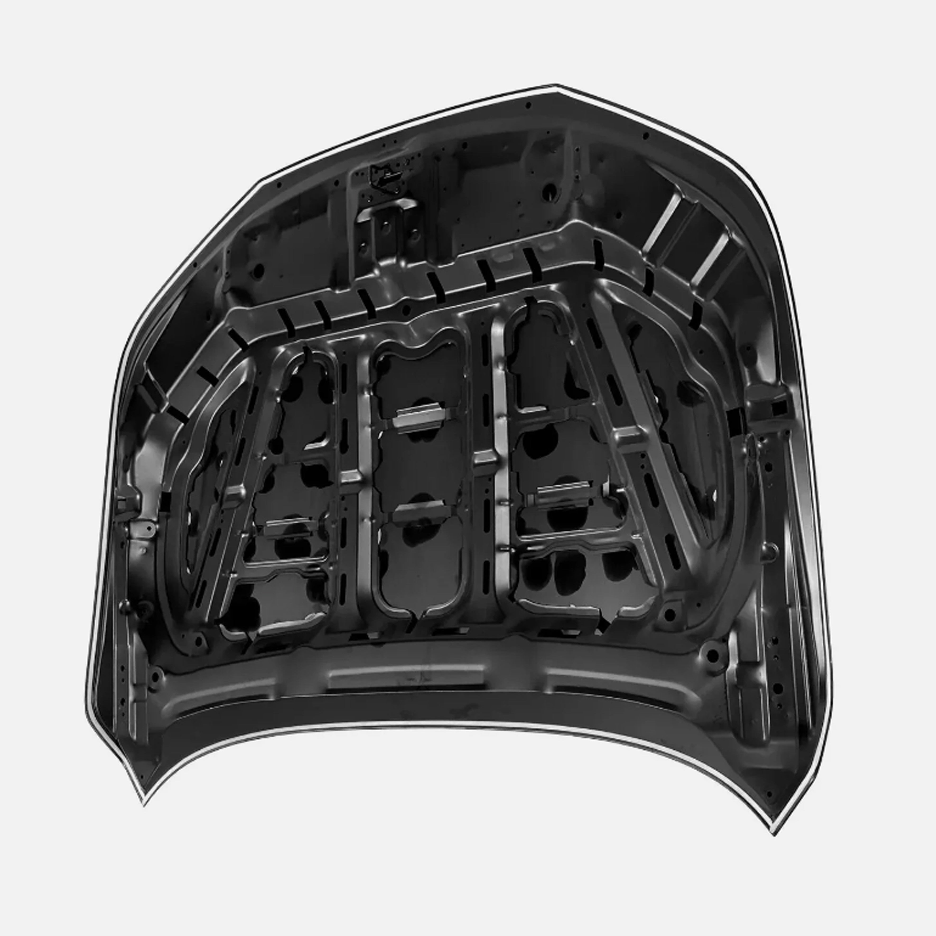 For 2023 2024 2025 Honda Accord Front Upper Hood Panel Primed Finish Steel Black 6010030AA00ZZ