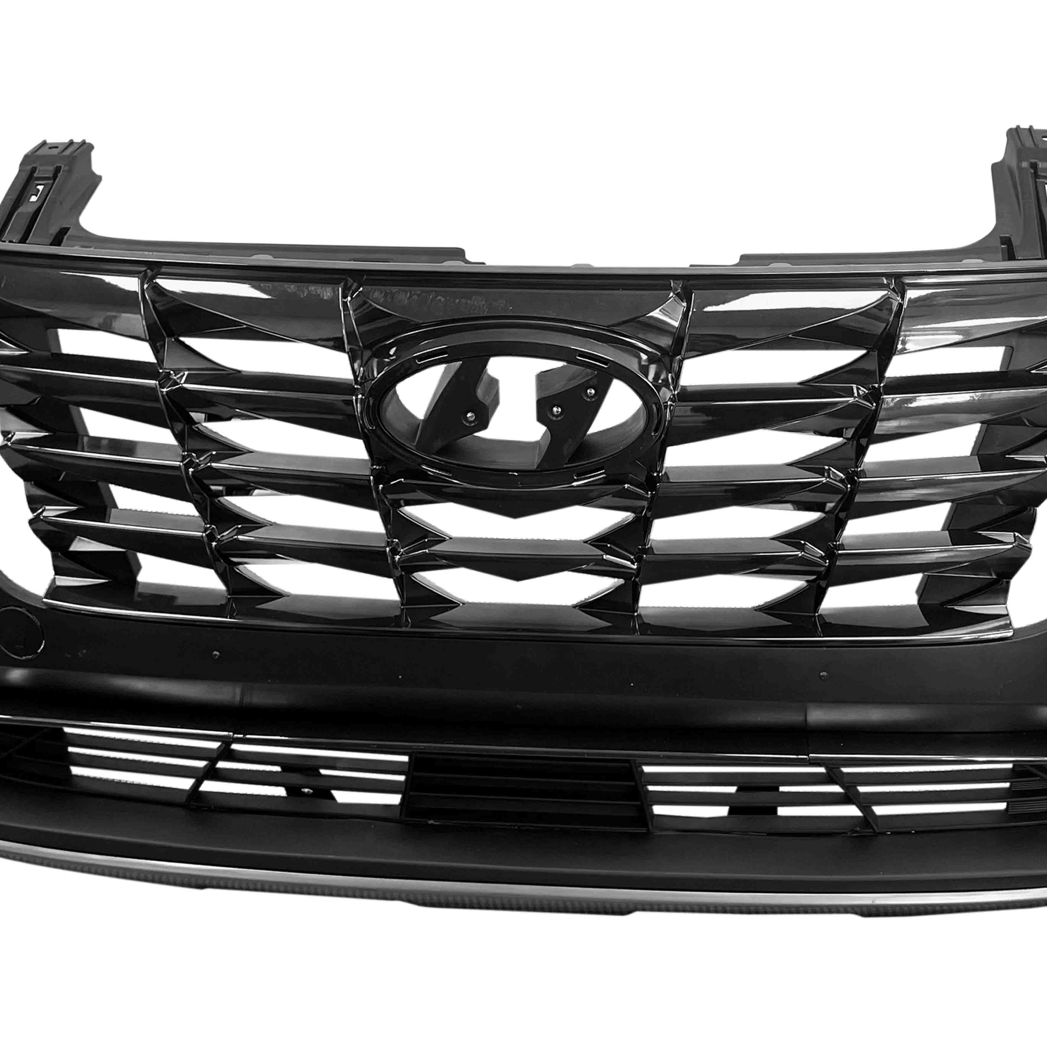 For 2022 2023 2024 Hyundai Tucson Front Bumper Cover Fascia with Grille Assembly Set