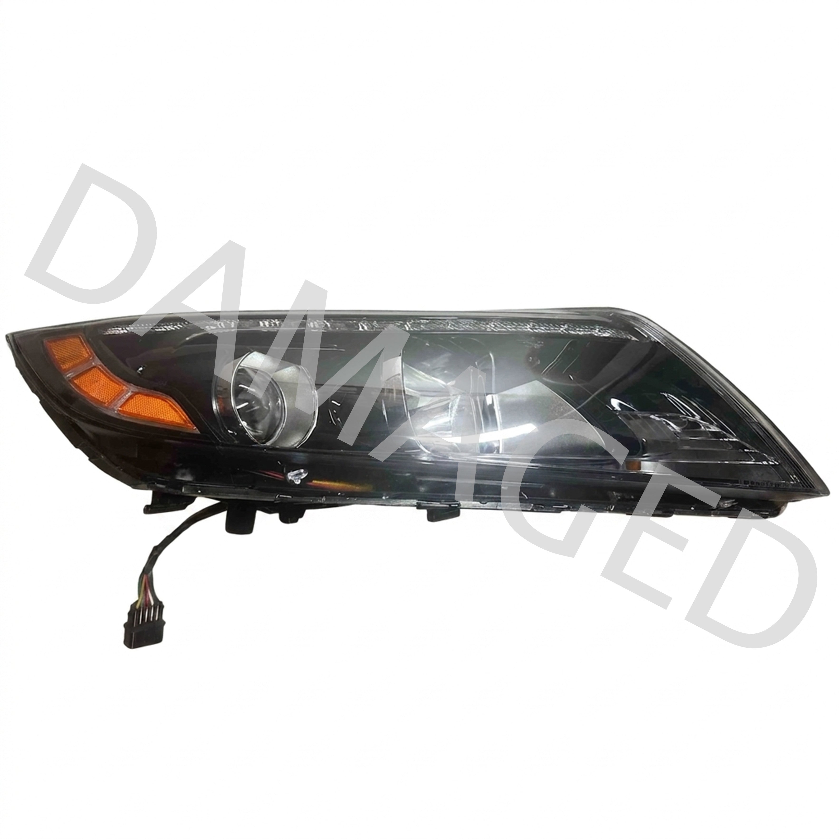 2014 2015 Kia Optima Headlight Assembly Halogen with LED Tube Projector Right Passenger Side RH Damaged