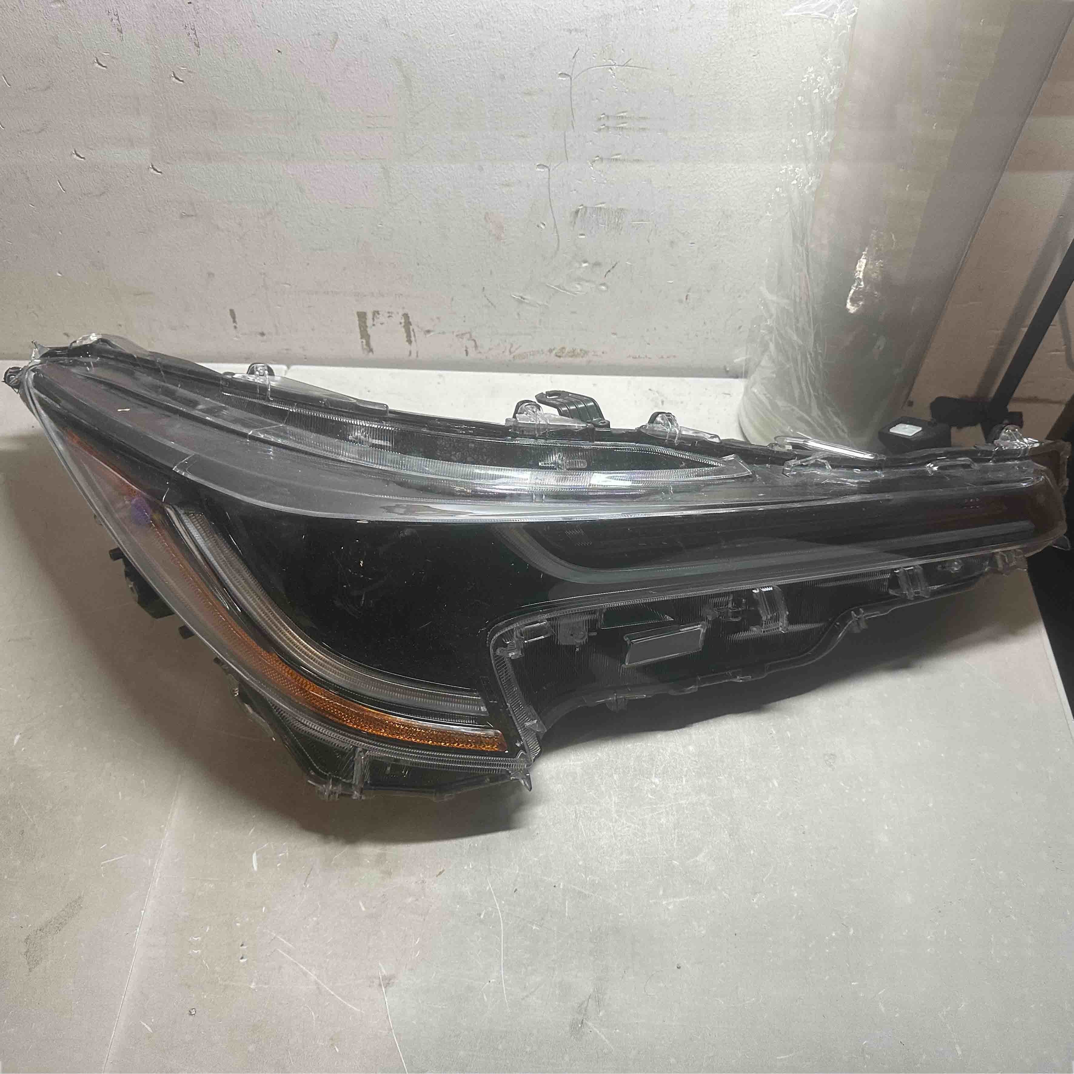 <p>2020 2021 2022 Toyota Corolla L LE Headlight Assembly LED Daytime Running Lamp Right Passenger Side Damaged</p>