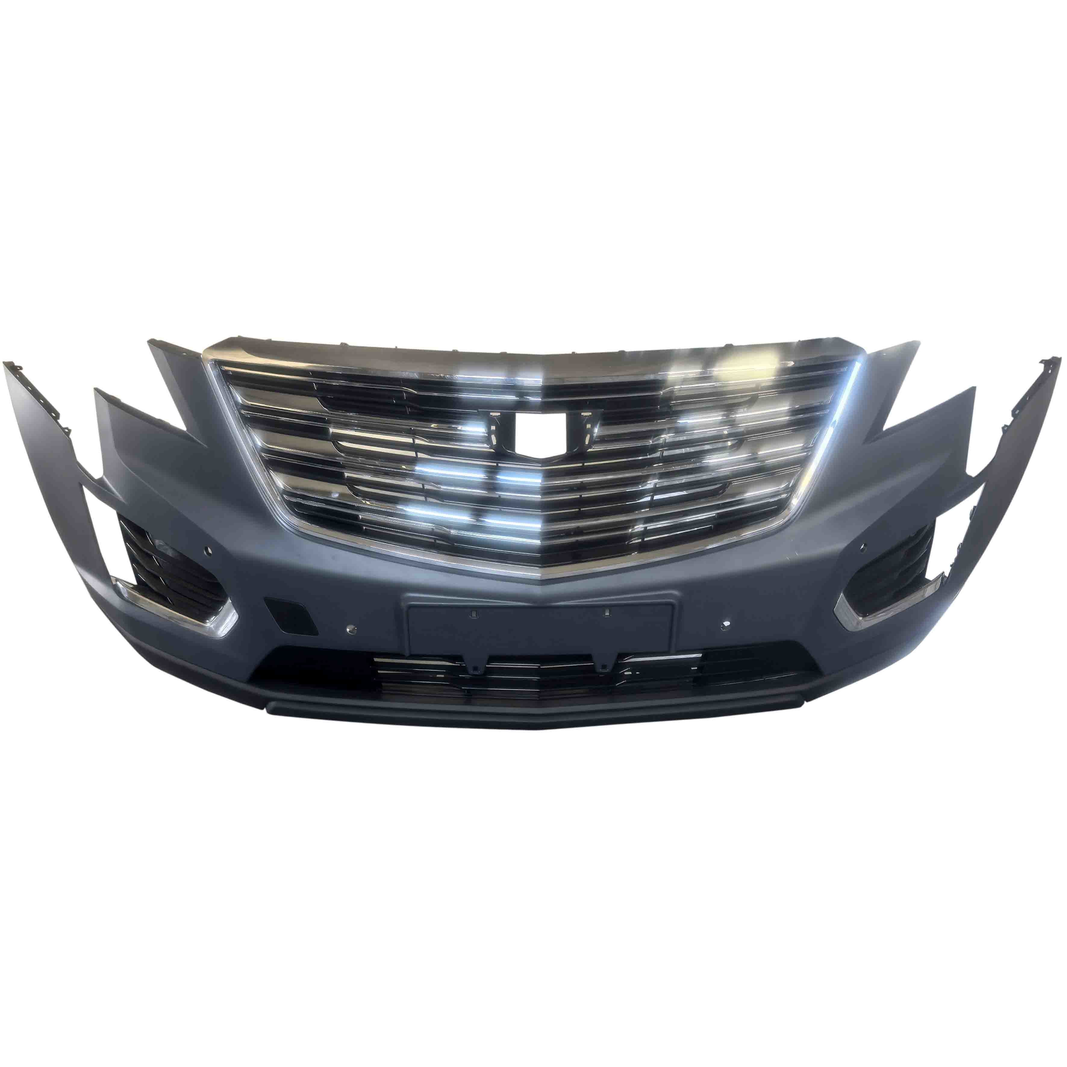 For 2017 2018 2019 2020 2021 2022 2023 Cadillac XT5 Front Bumper Cover Primed Set Assembly