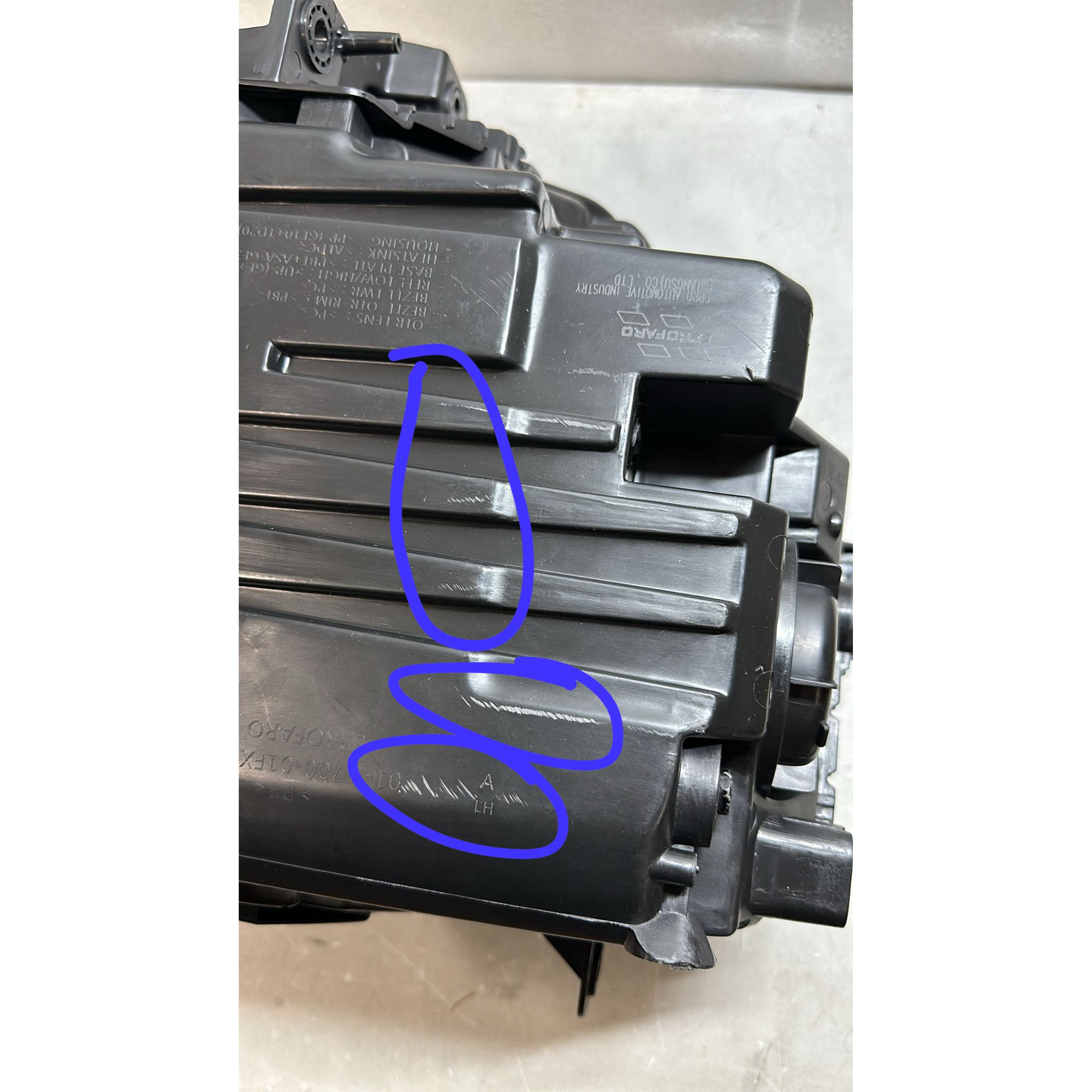 2022 2023 Hyundai Tucson SEL Front LED Headlight Headlamp Assembly Left Driver Side Damaged