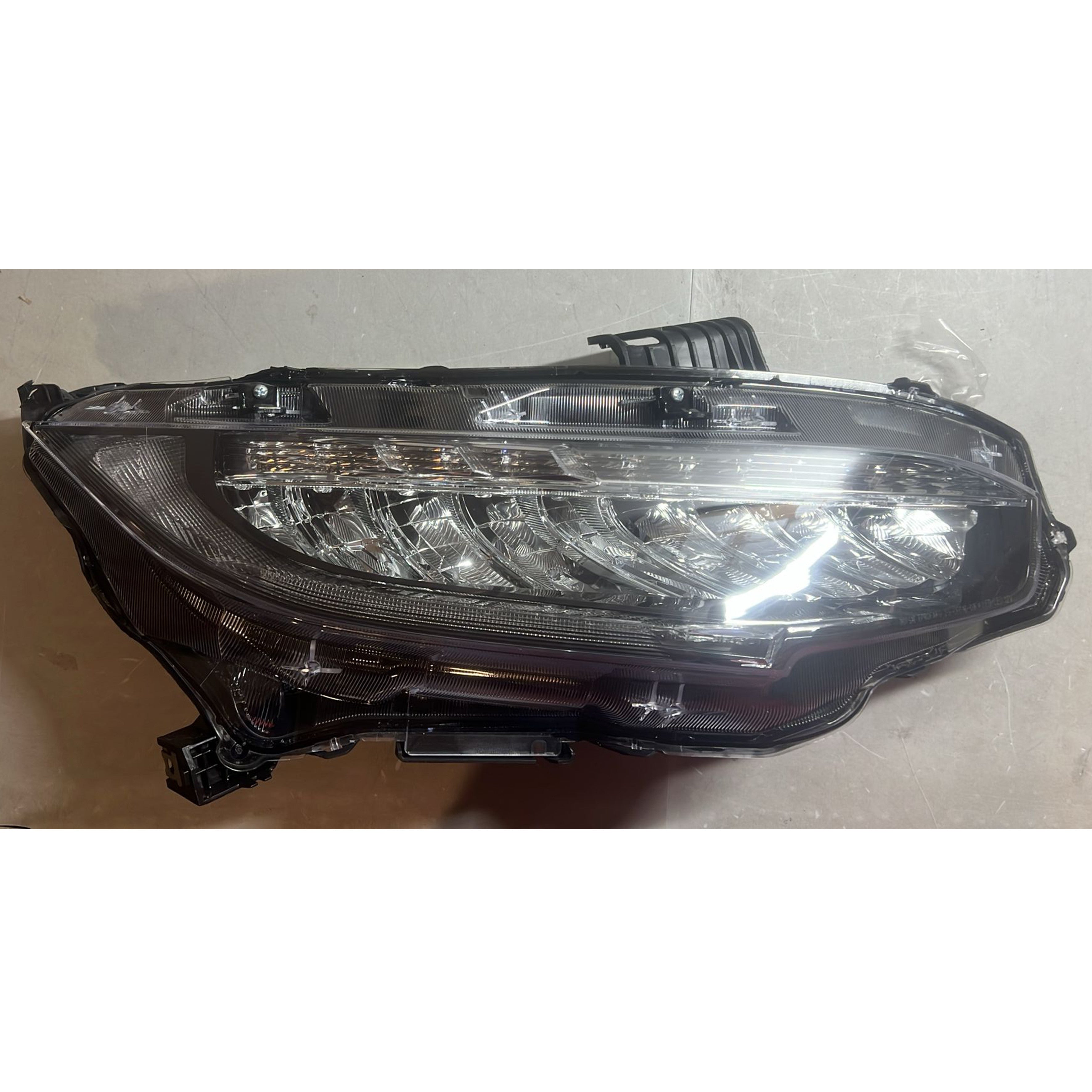 For 2016 2017 2018 2019 Honda Civic Touring Headlight Headlamp Assembly Full LED Right Passenger Side RH 33100TBAA11 Damaged