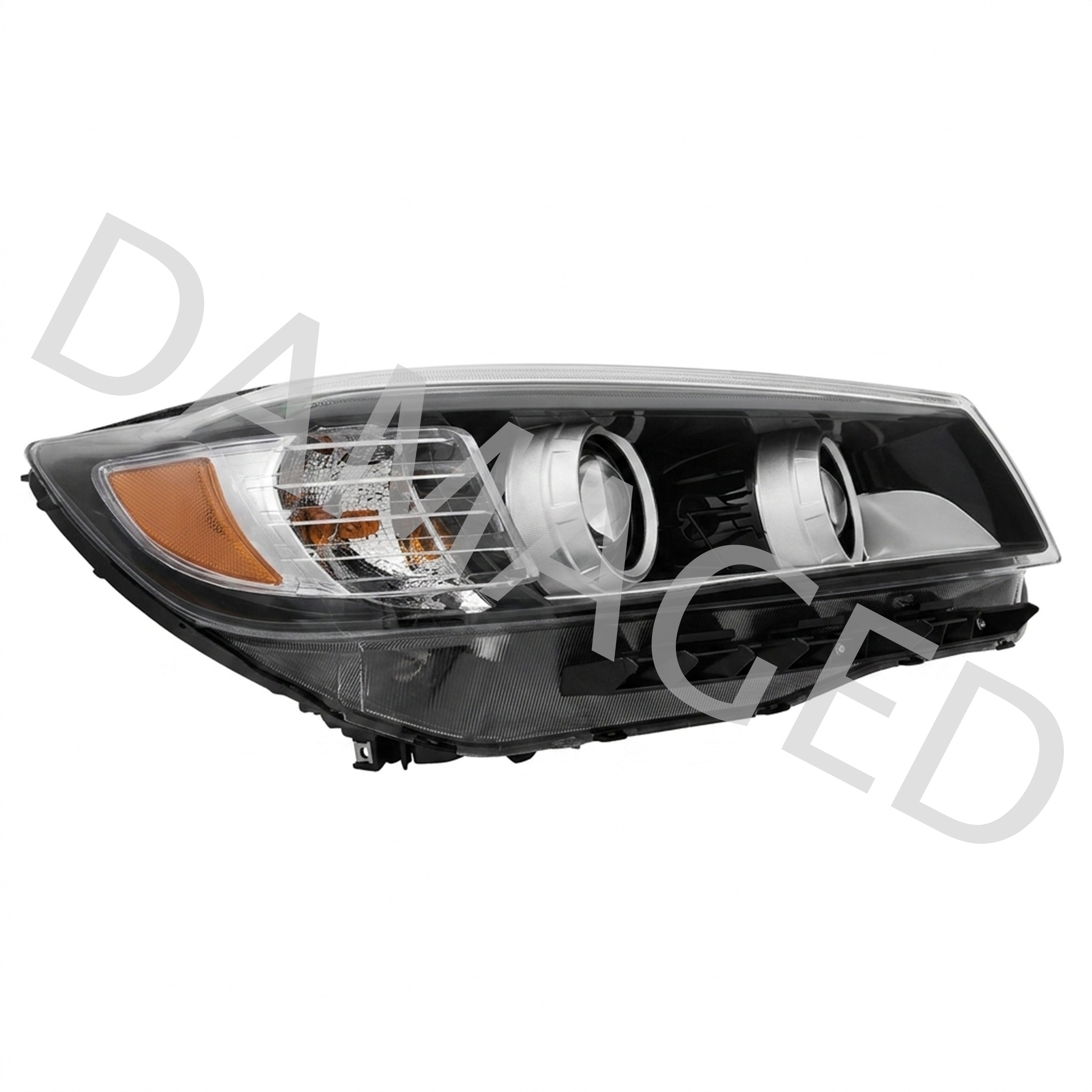 2016 2017 2018 Kia Sorento Headlight Assembly Halogen with LED Accent Light Passenger Side Damaged