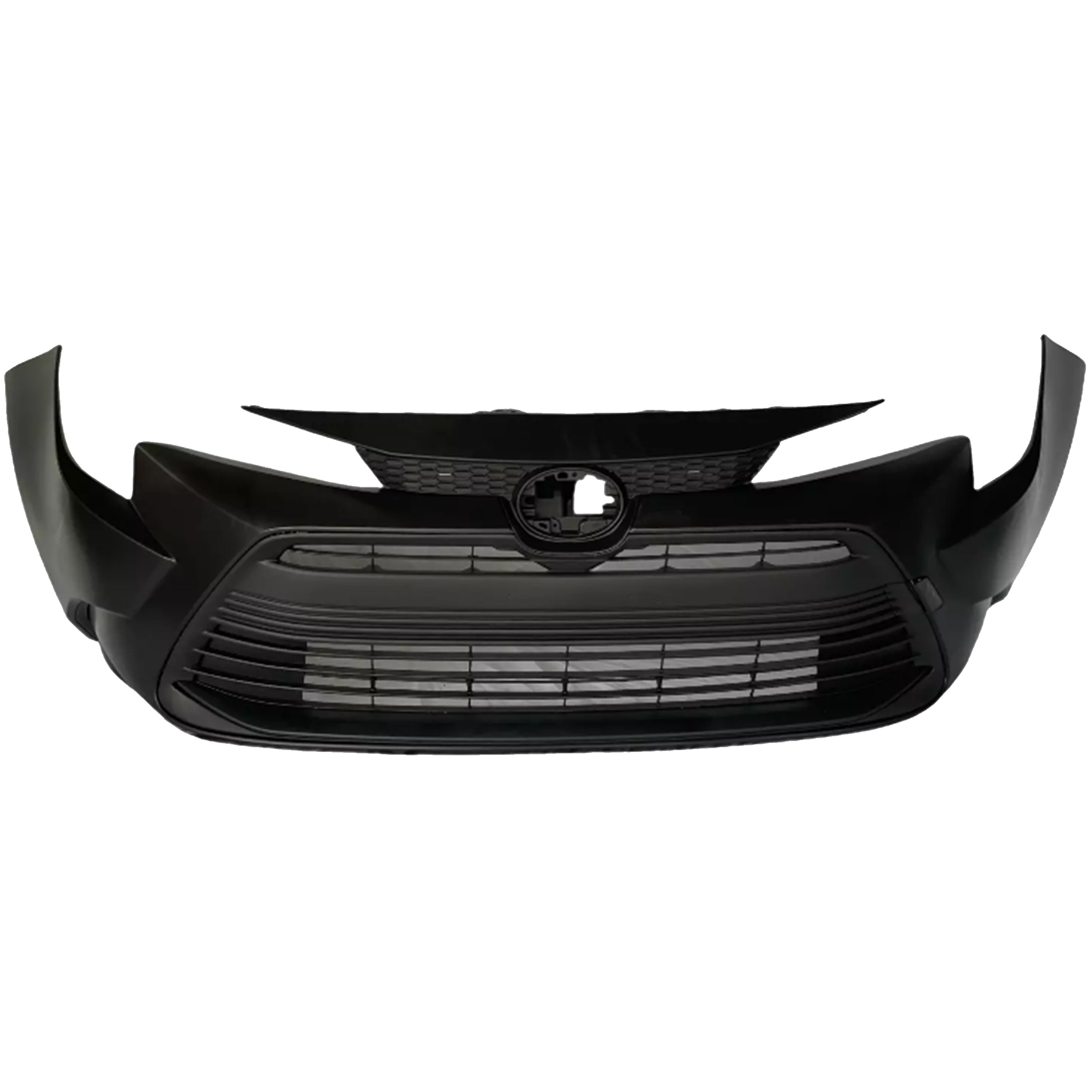 For 2023 2024 2025 Toyota Corolla LE Front Bumper with Upper Lower Grille Fog Light & Cover Assembly Set