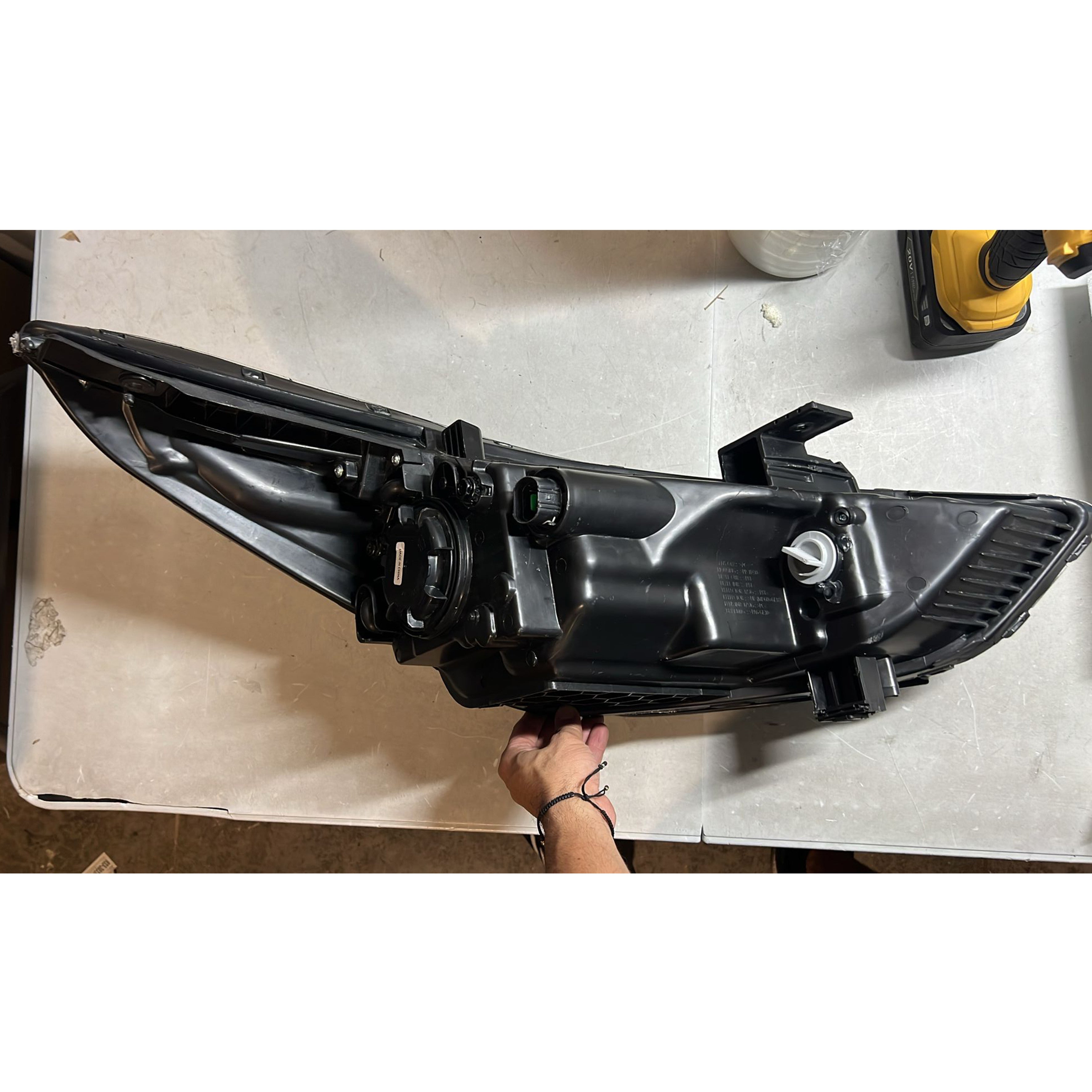 For 2018 2022 Hyundai Accent SE SEL Halogen Headlight Headlamp Driver Left Side Damaged