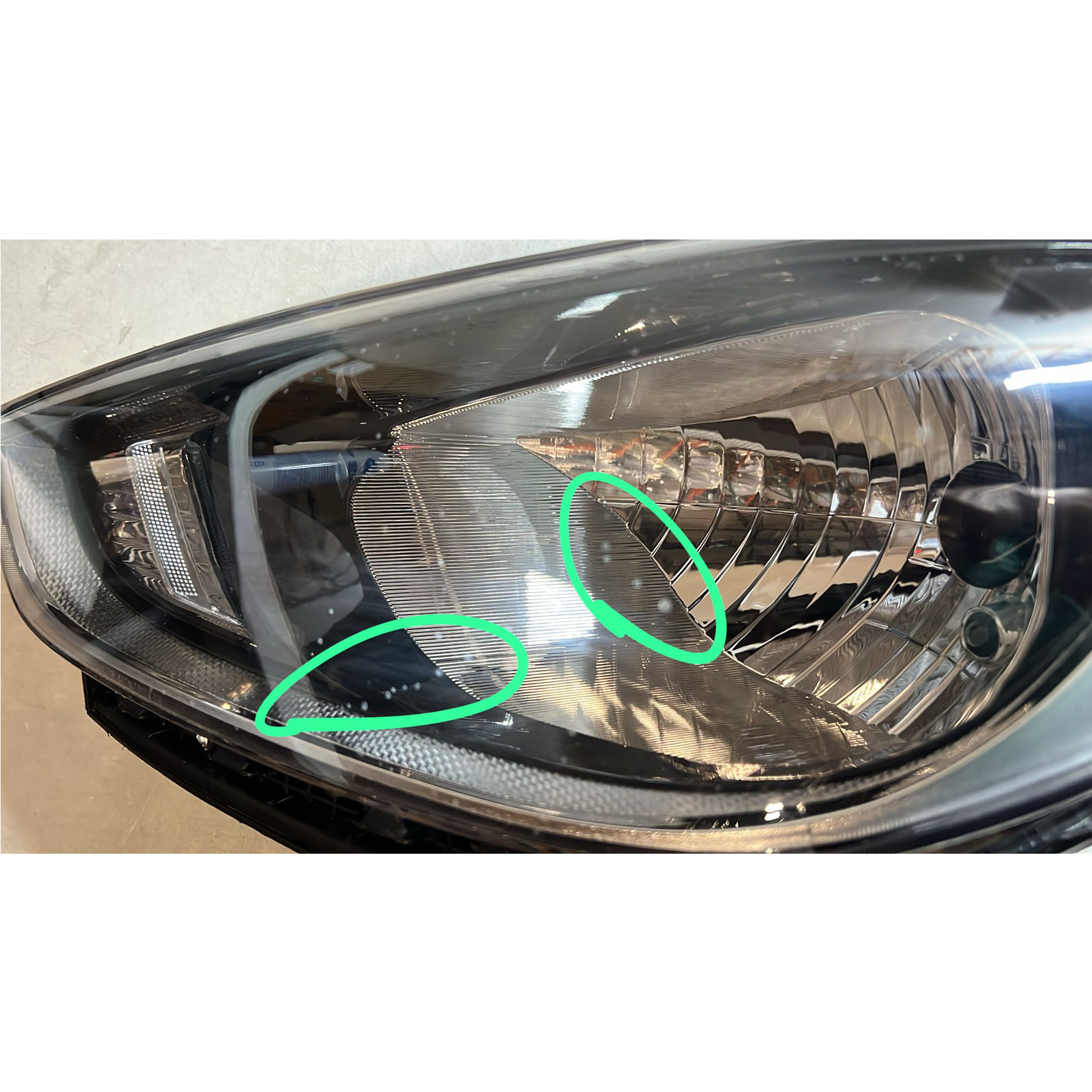 For 2018 2022 Hyundai Accent SE SEL Halogen Headlight Headlamp Driver Left Side Damaged
