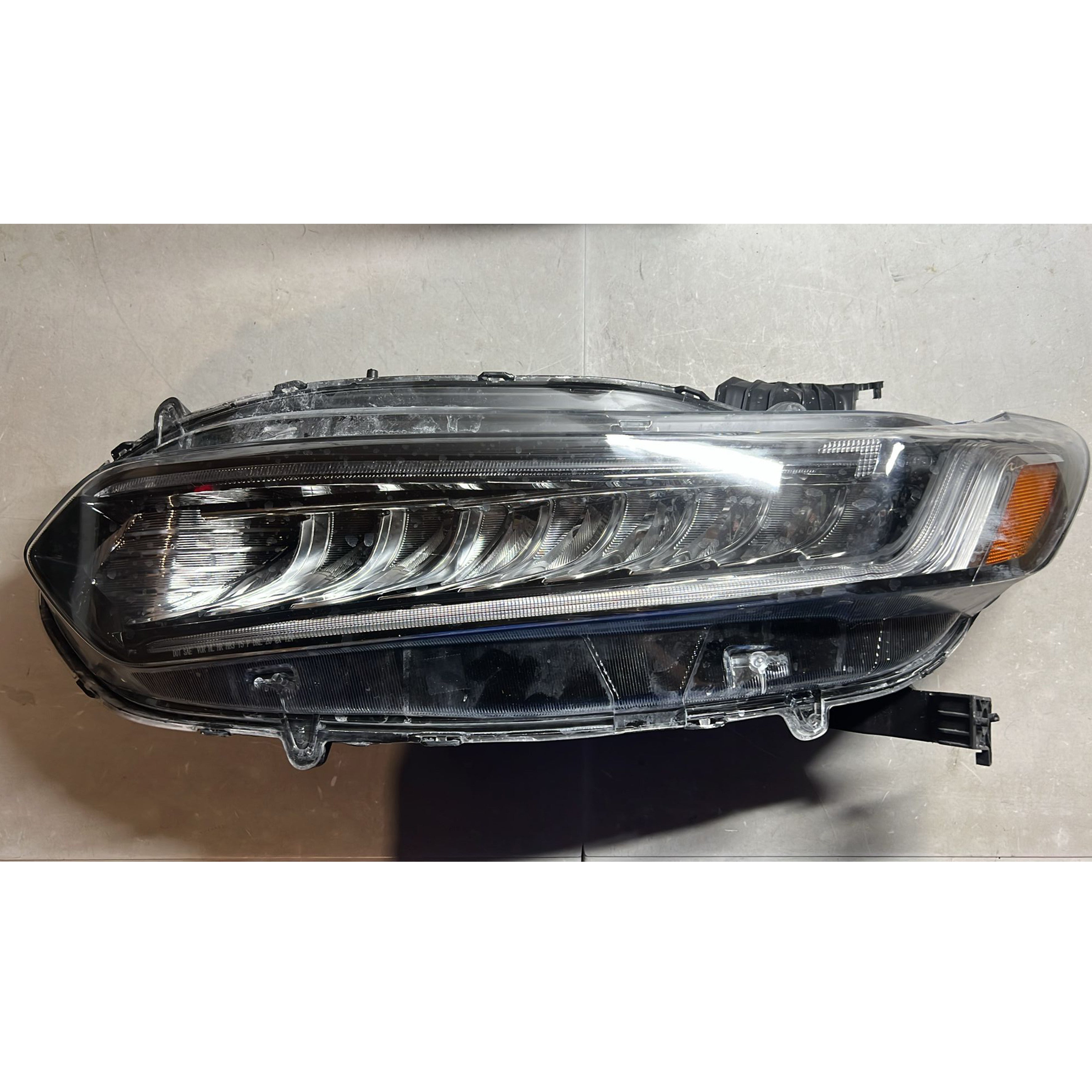 For 2018 2019 2020 2021 2022 Honda Accord Full LED Headlight Headlamp Chrome Assembly Left Driver Side LH 33150TVAA11 Damaged