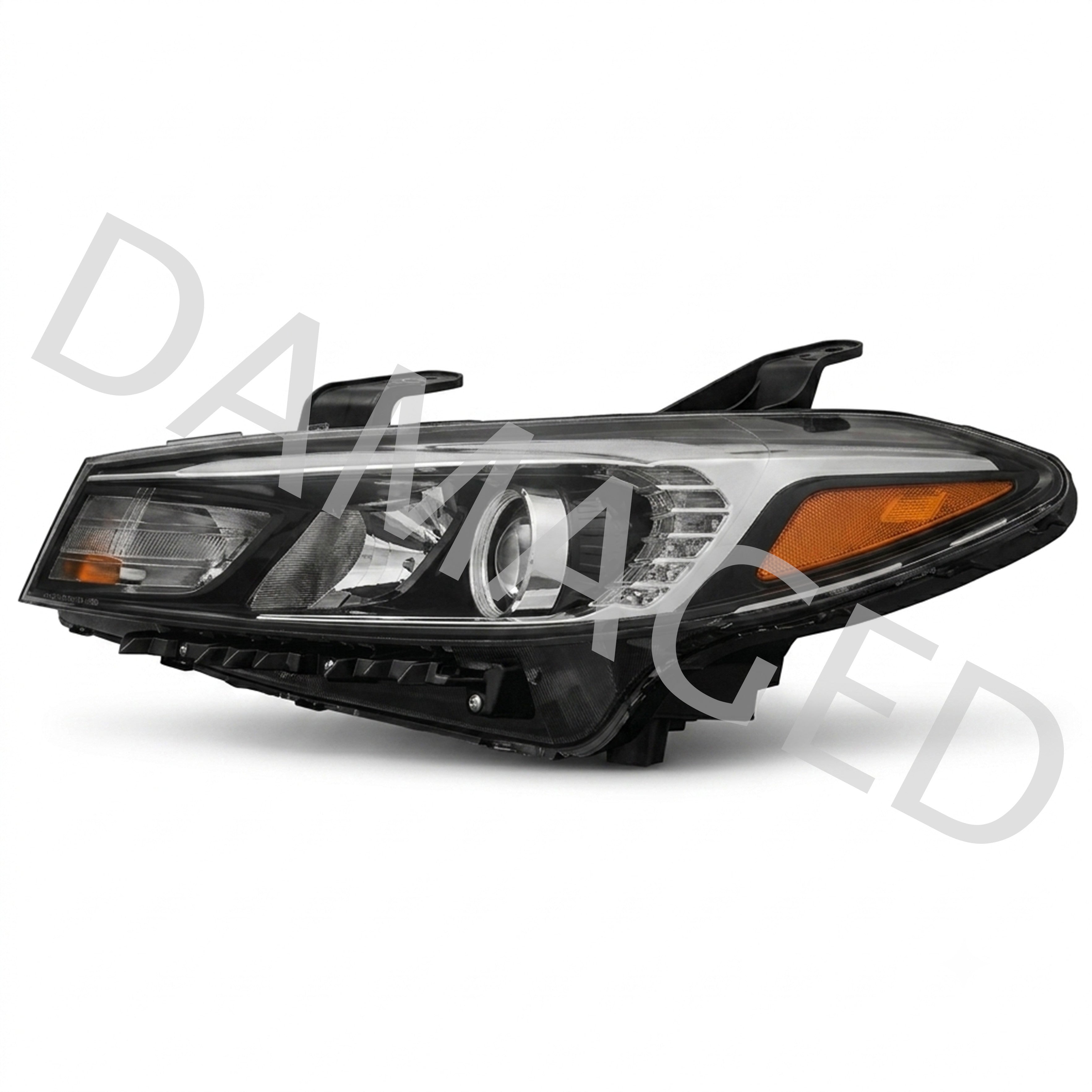 2017 2018 Kia Forte Forte5 Headlight Assembly with LED Driver Side Damaged