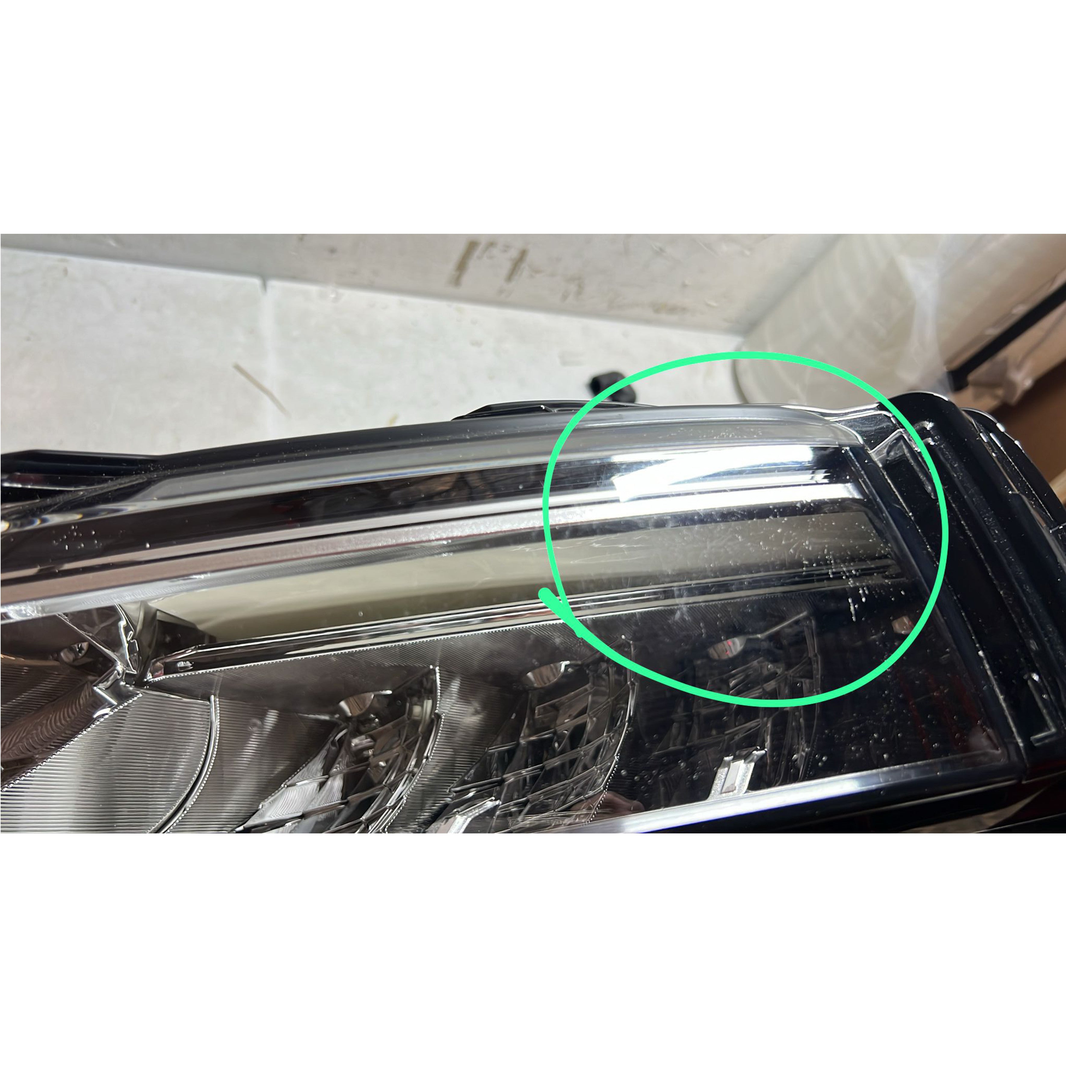 For 2021 2022 2023 Nissan Rogue SL SV Headlight Factory Assembly Chrome Left Driver Side LH Damaged