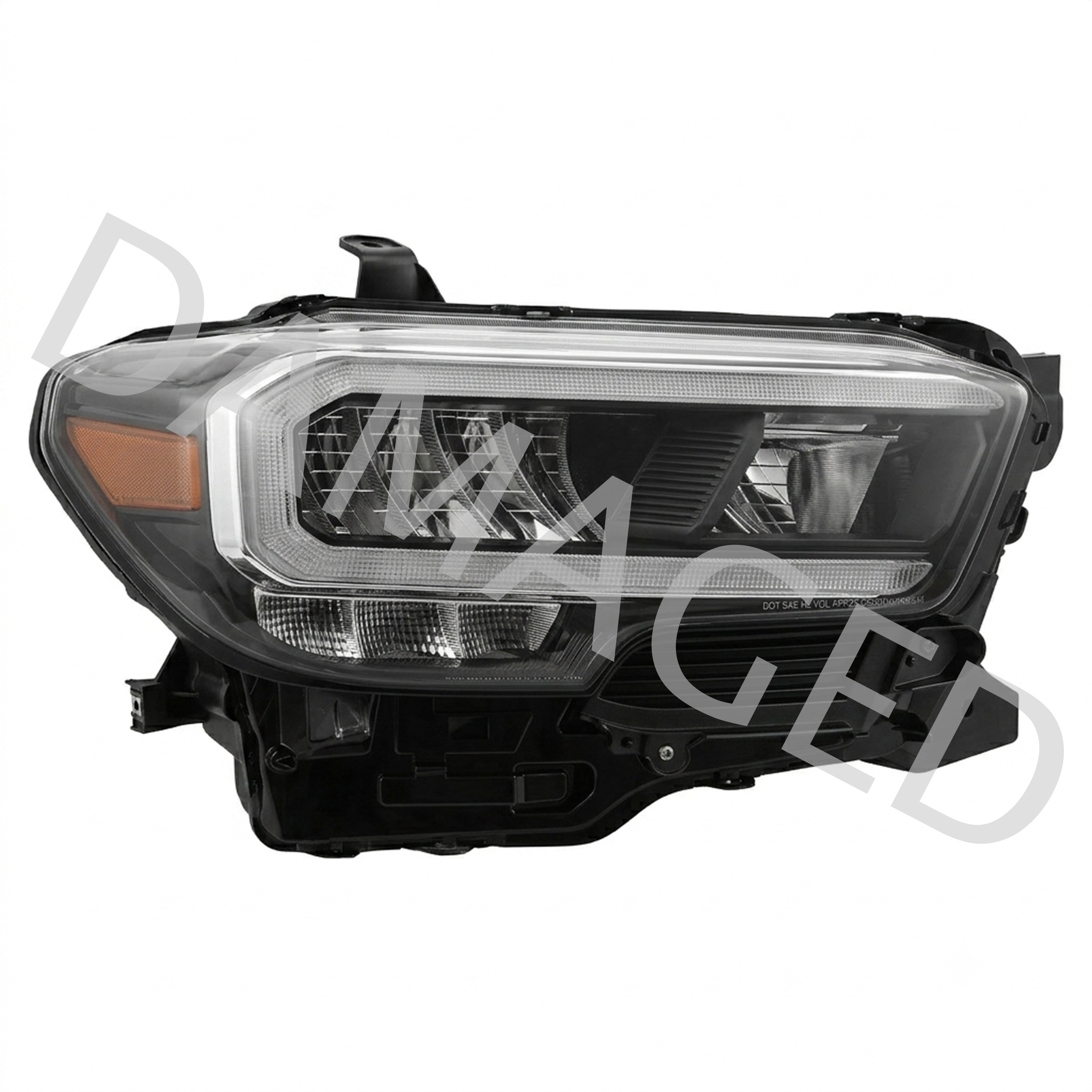 2020 2021 2022 2023 Toyota Tacoma Limited TRD Front Full LED Headlight Assembly Right Passenger Side Damaged