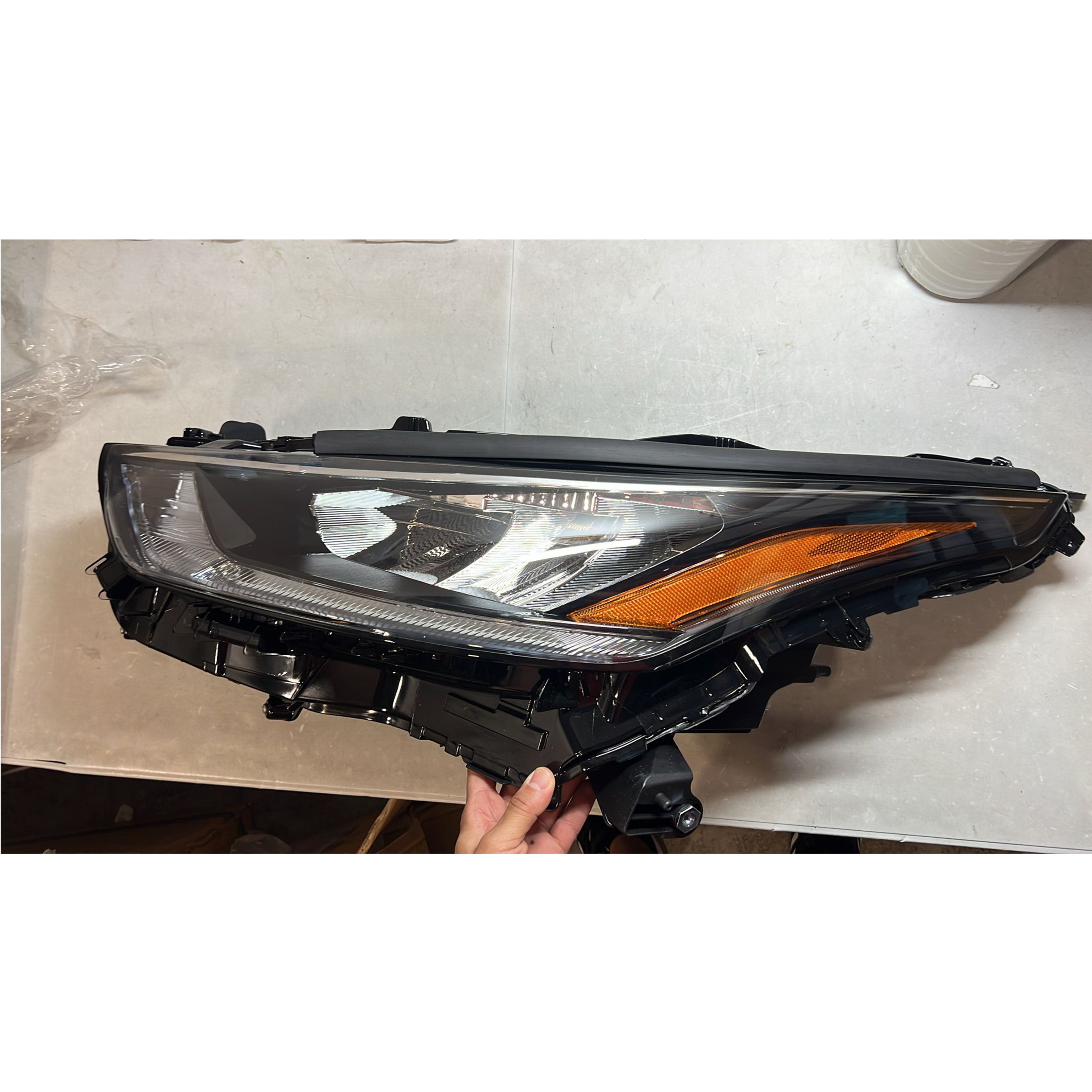 For 2020 2021 2022 Toyota Highlander LED Headlight Headlamps Assembly L LE XLE Driver Side LH TO2502293 Damaged