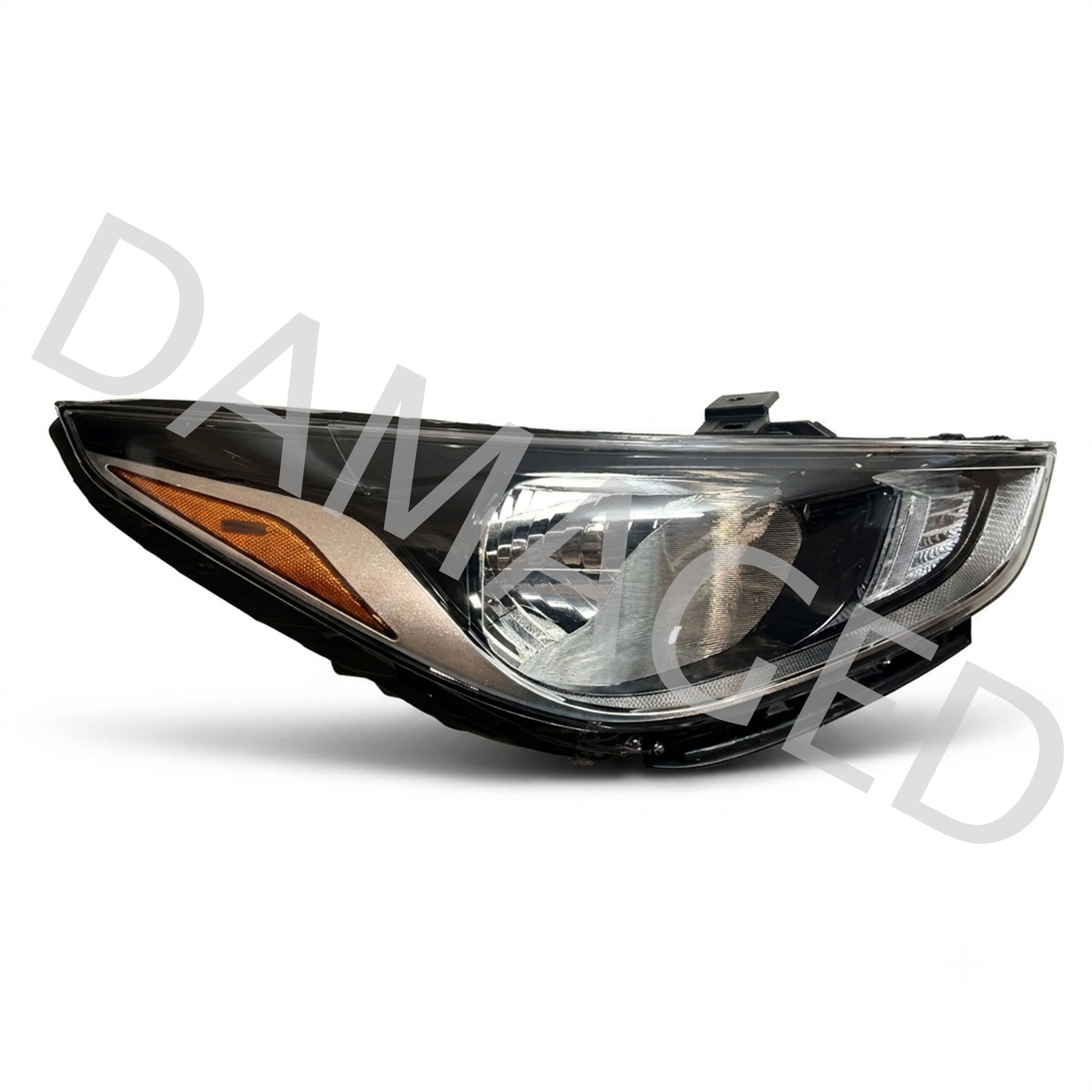 For 2018 2022 Hyundai Accent SE SEL Halogen Headlight Assembly Passenger Right Damaged