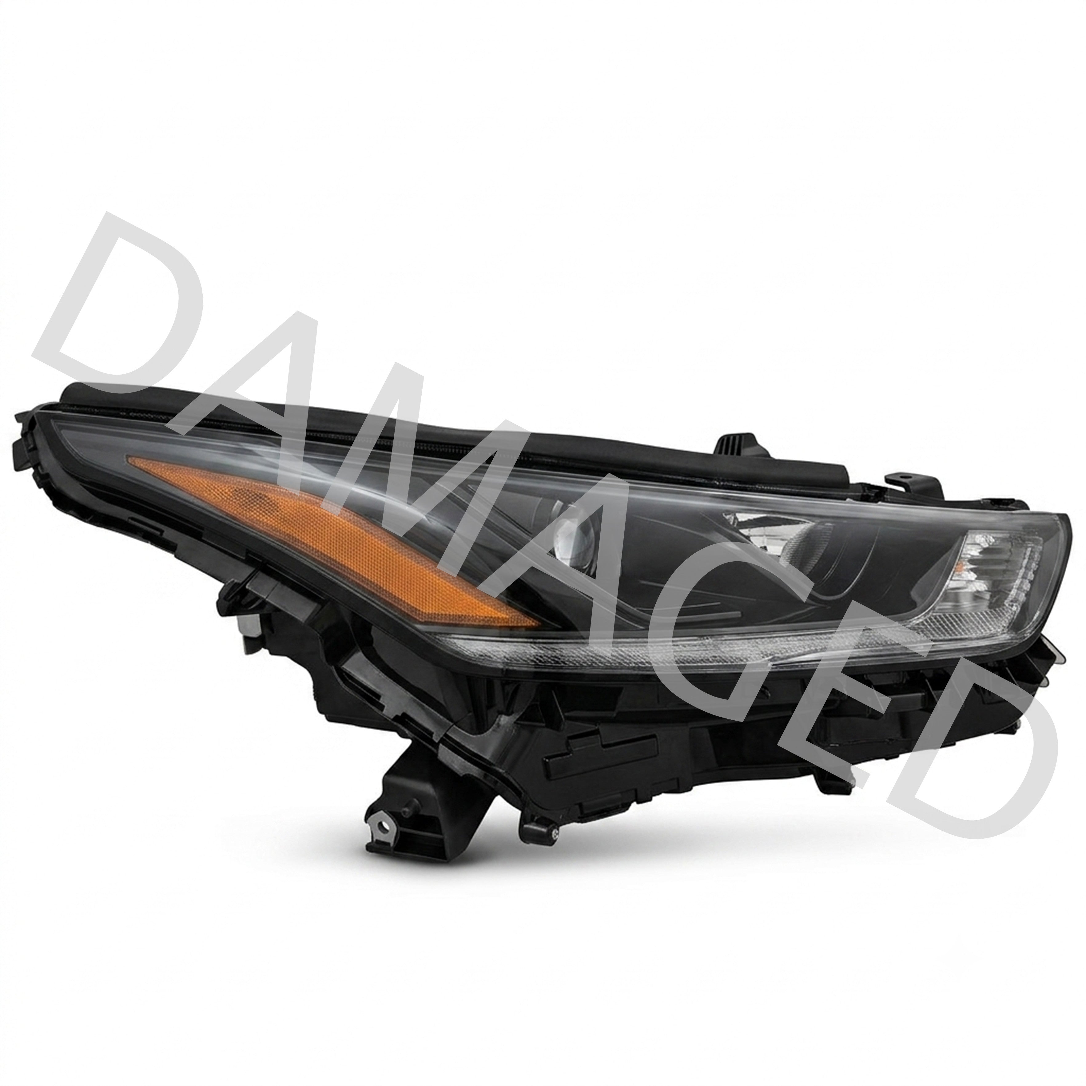 For 2020 2021 2022 Toyota Highlander LED Projector Headlight Headlamp Assembly Right Passenger Side RH TO2503303 Damaged