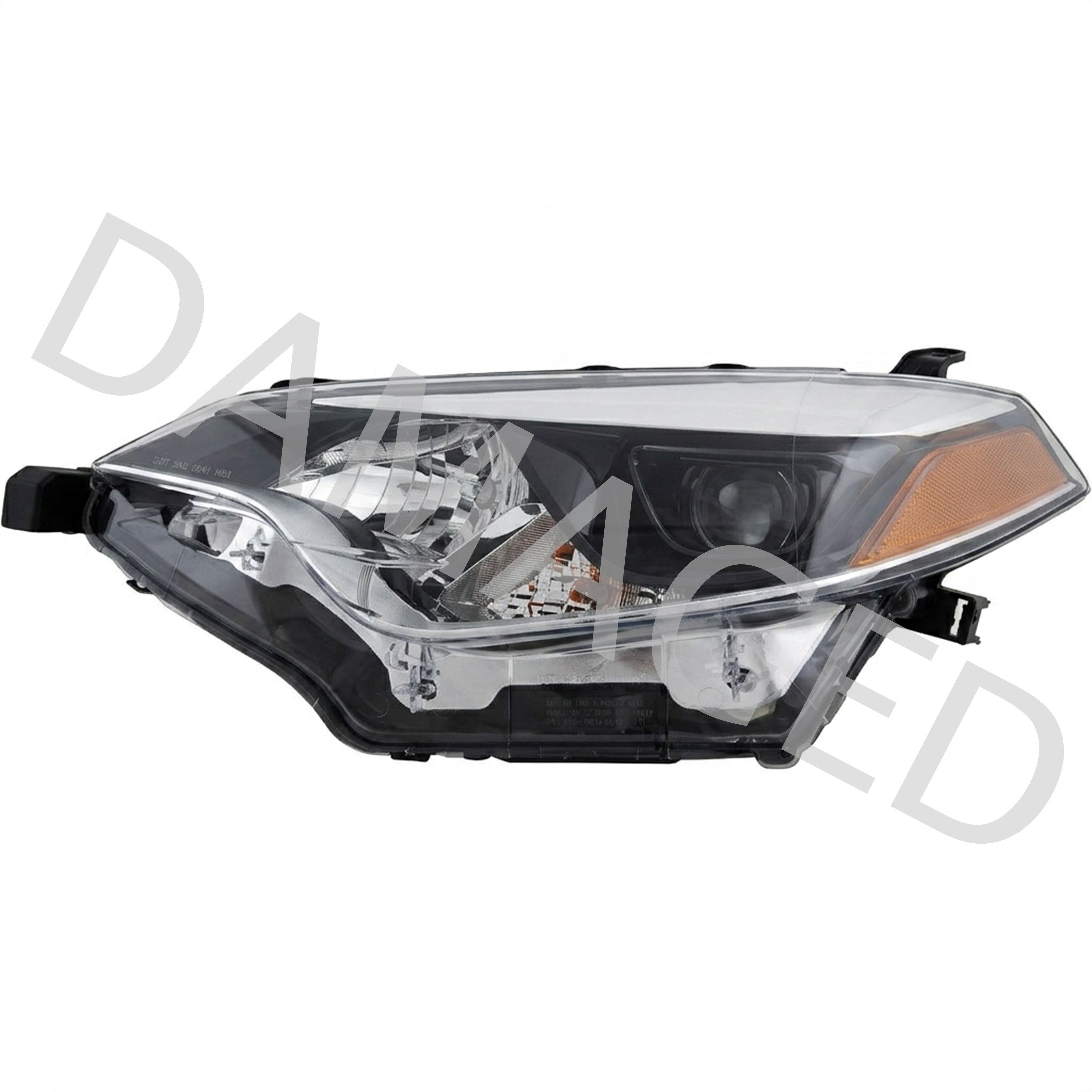 <p>For 2014 2015 2016 Toyota Corolla LED Headlight Assembly Driver Side LH TO2502216 Damaged</p>
