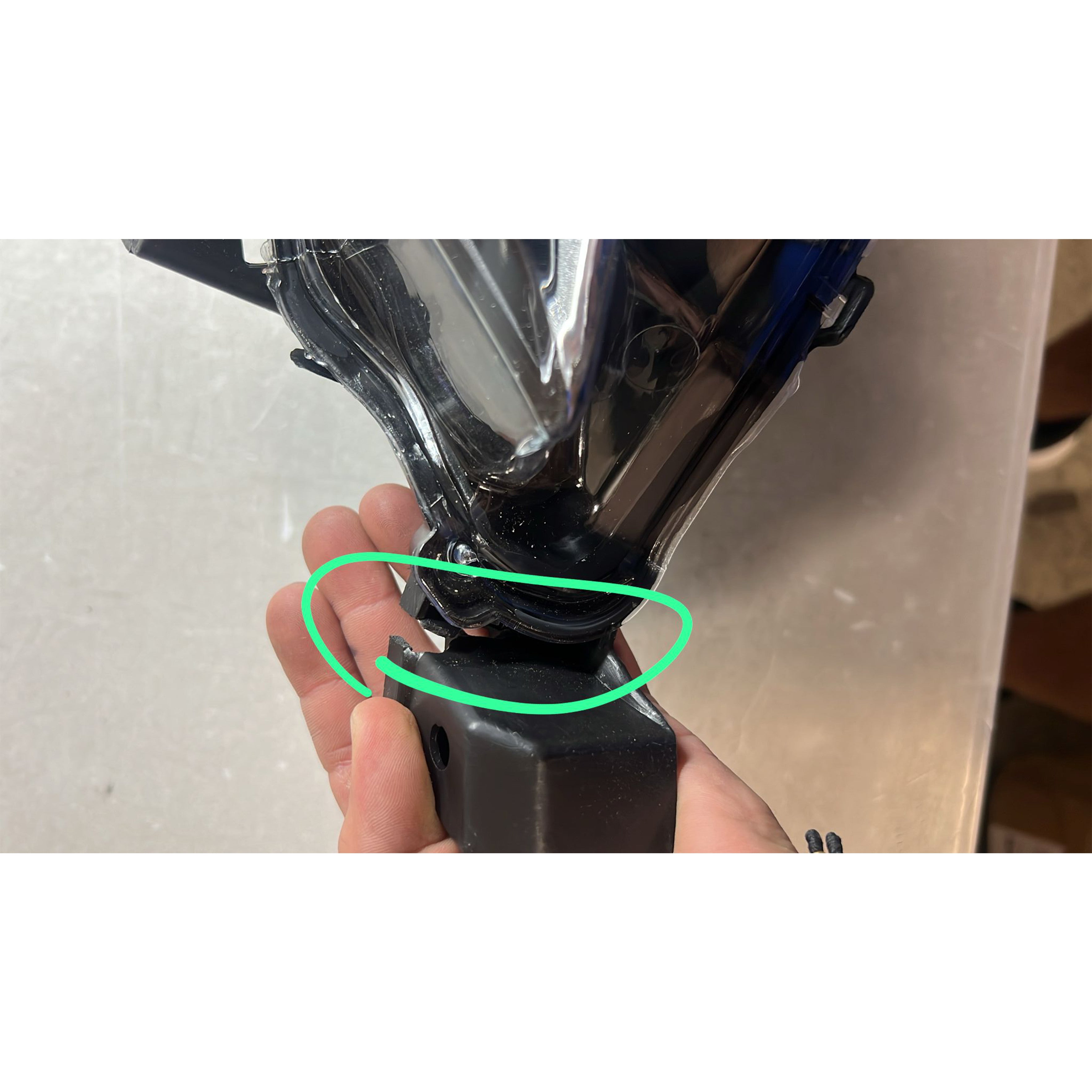 For 2014 2015 2016 Toyota Corolla LED Headlight Assembly Driver Side LH TO2502216 Damaged