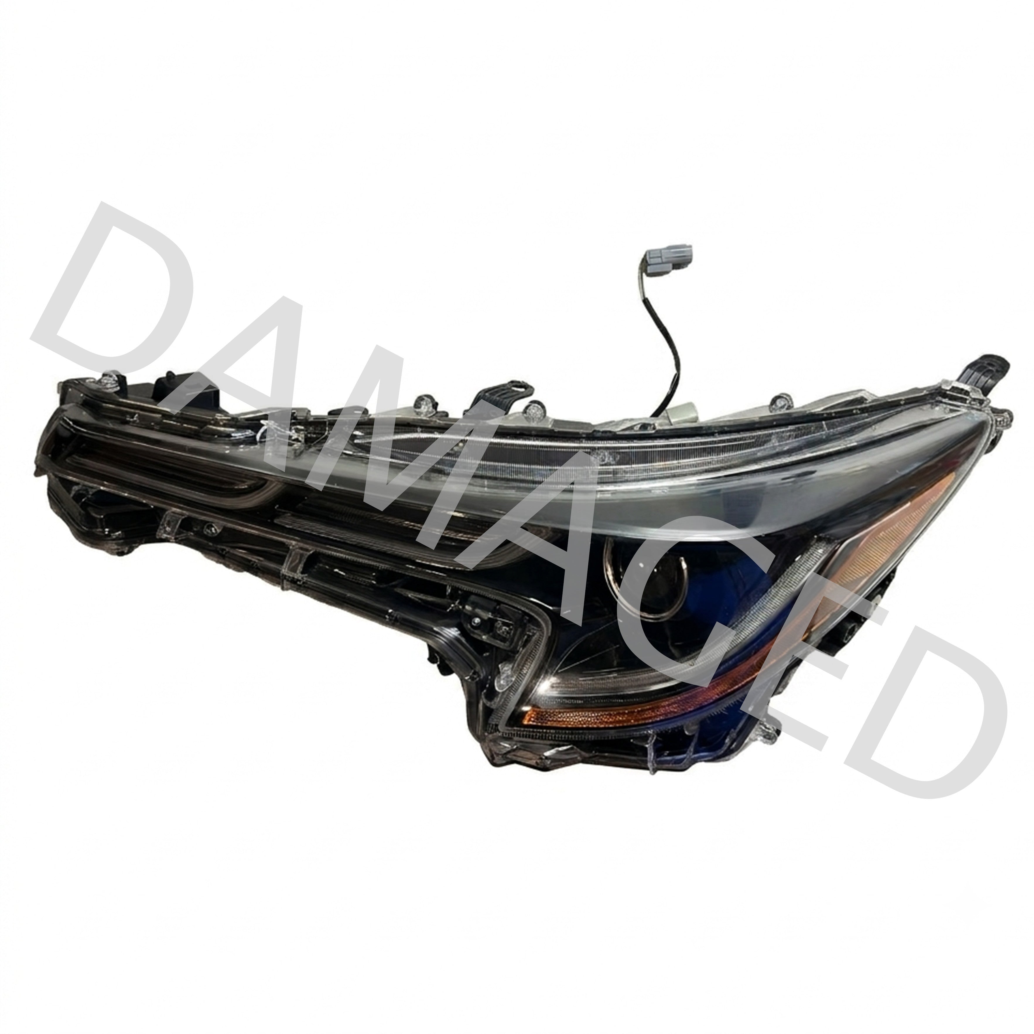 <p>2020 2021 2022 Toyota Corolla SE XLE XSE Headlight Assembly with LED Daytime Running Lamp Driver Side Damaged</p>