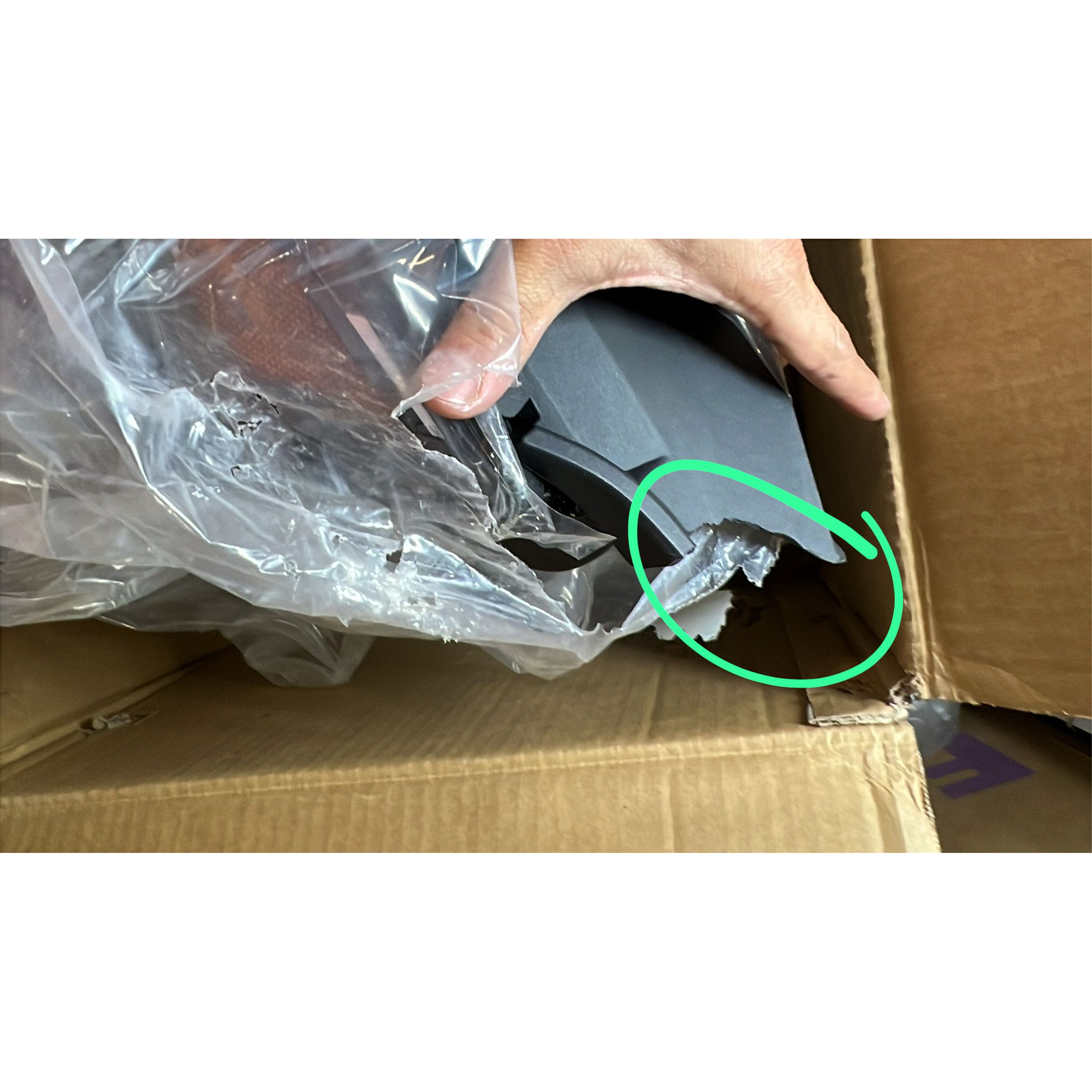 2021 2022 2023 Hyundai Santa Fe Front LED Projector Headlight Assembly Left Driver Side Damaged