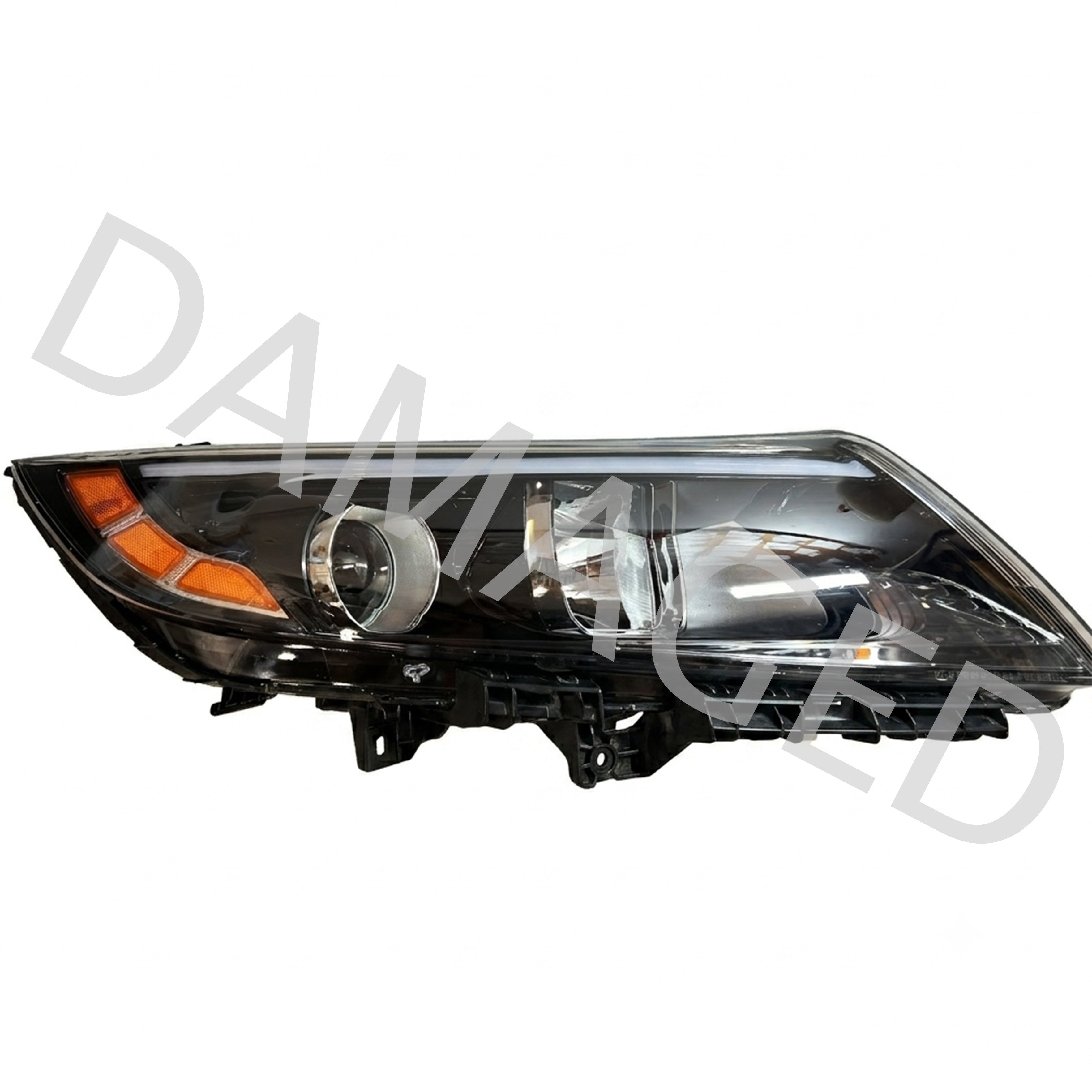 2014 2015 Kia Optima Headlight Assembly Halogen with Bulbs Passenger Side Damaged