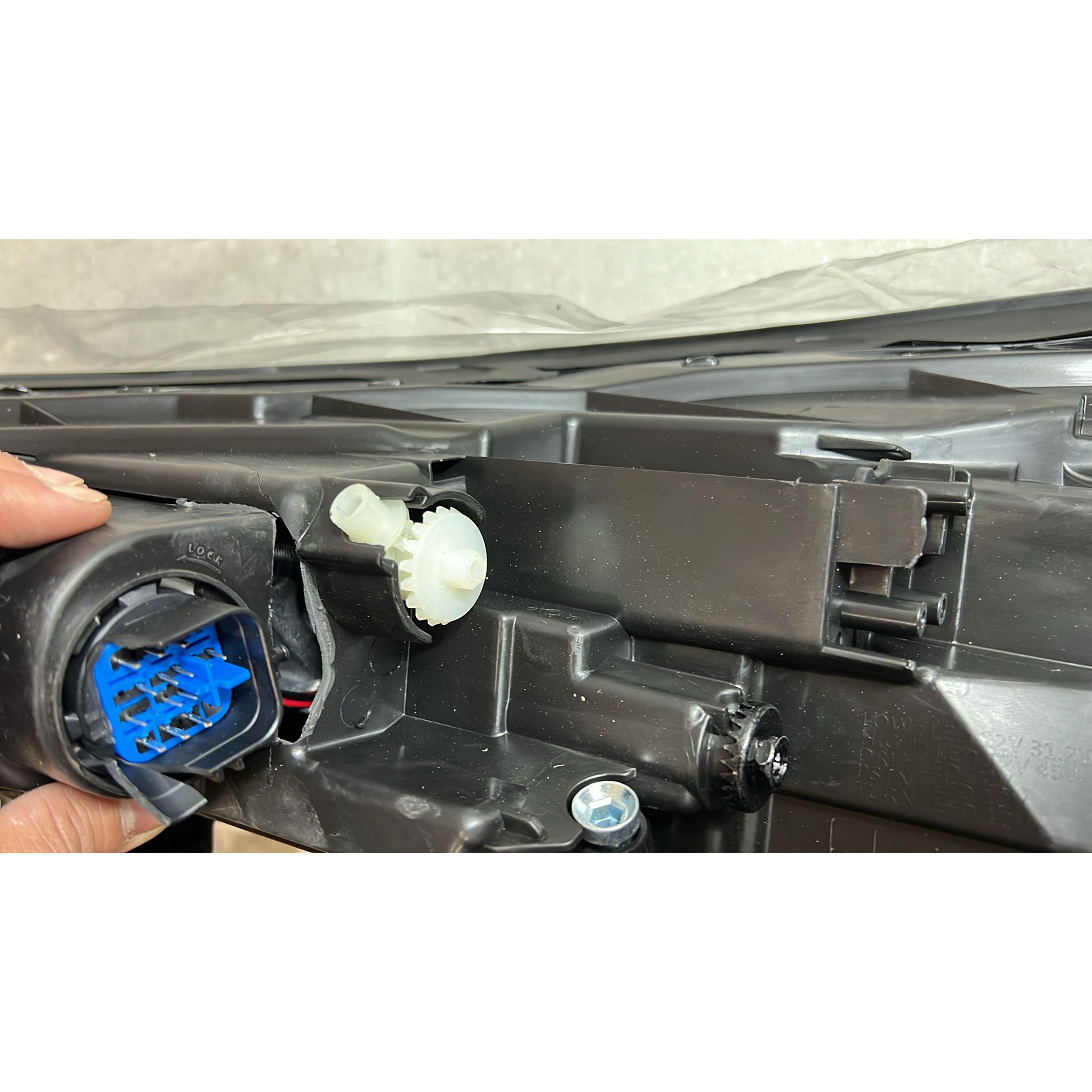 2020 2021 2022 Hyundai Sonata Front LED Headlight Assembly Passenger Side Damaged