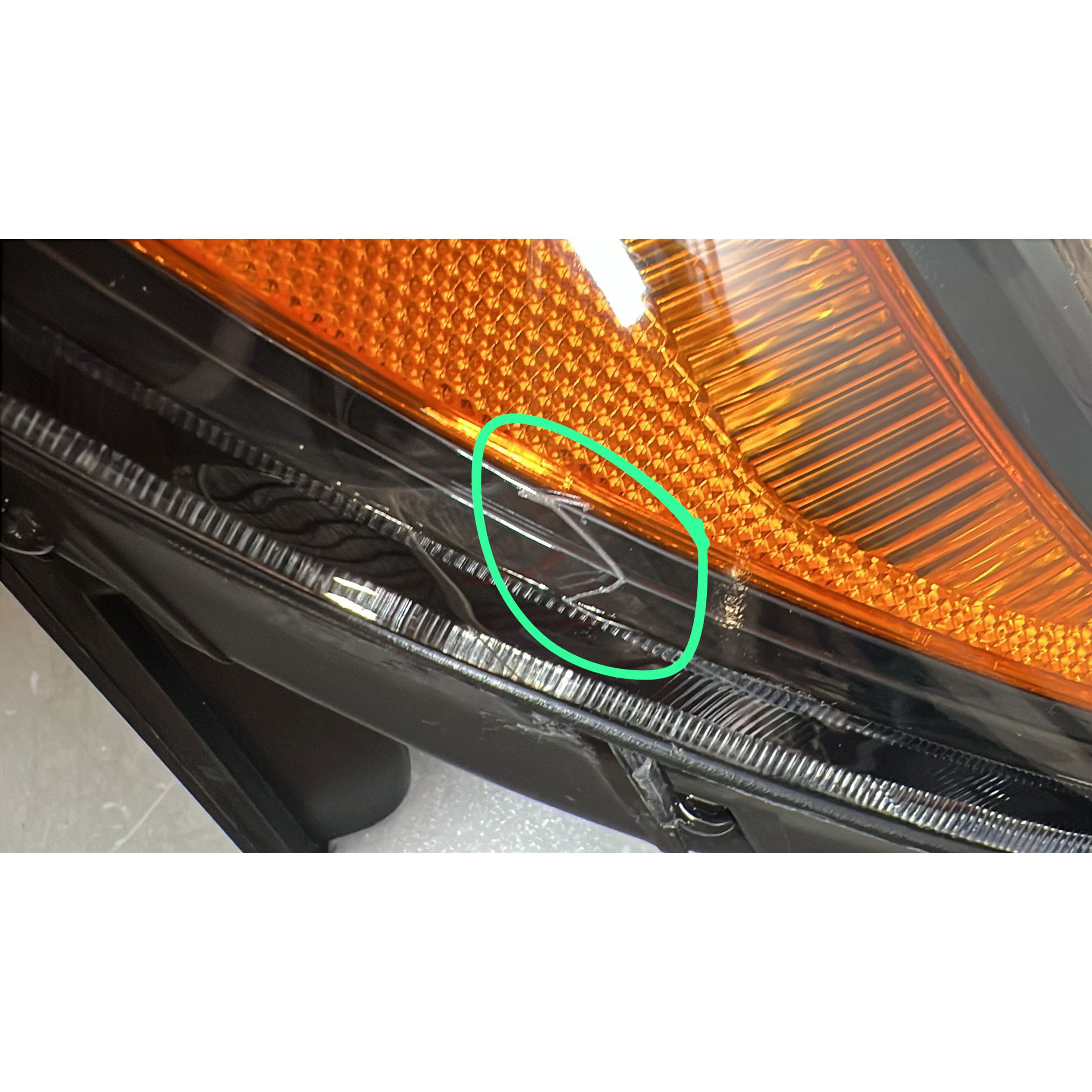 2012 2017 Kia Rio Sedan Headlight Assembly Halogen Driver Side Damaged