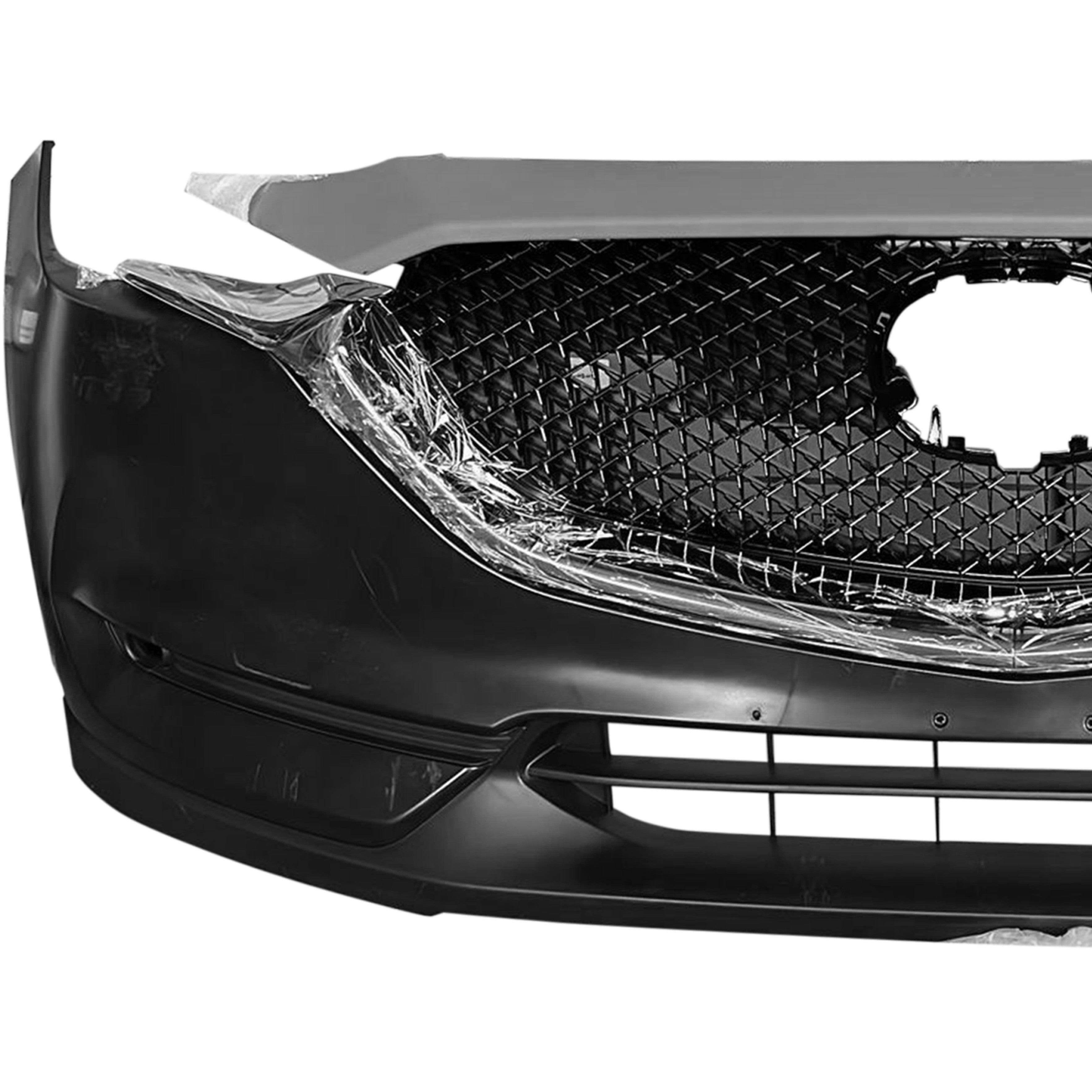 For 2017 2018 2019 2020 2021 Mazda CX-5 CX5 Front Bumper with Grilles Molding Trims Assembly Set