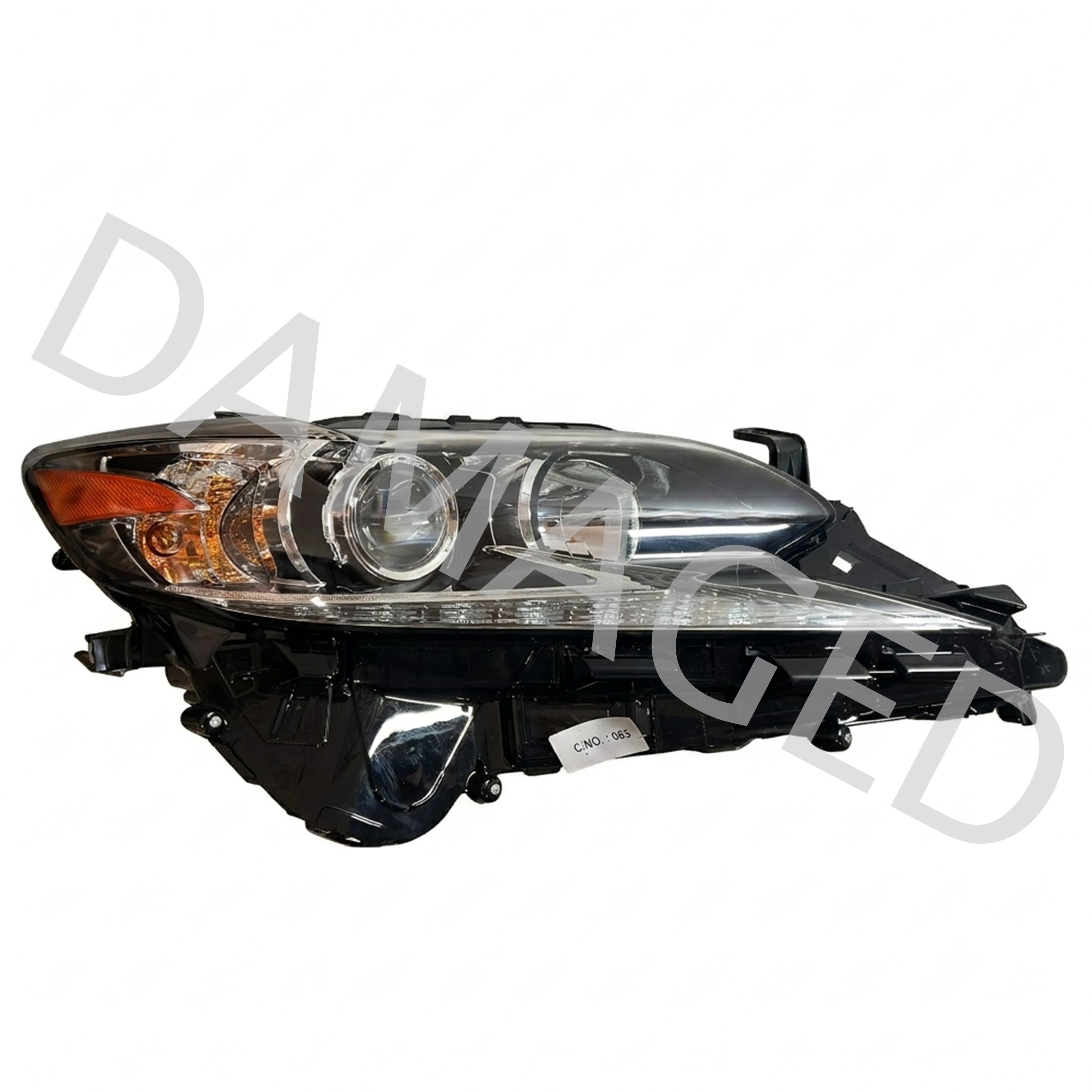 For 2016 2017 2018 2019 2020 Lexus ES350 ES300H Halogen High Beam Headlight Headlamp Factory Assembly Right Passenger Side RH 8114033A60 Damaged