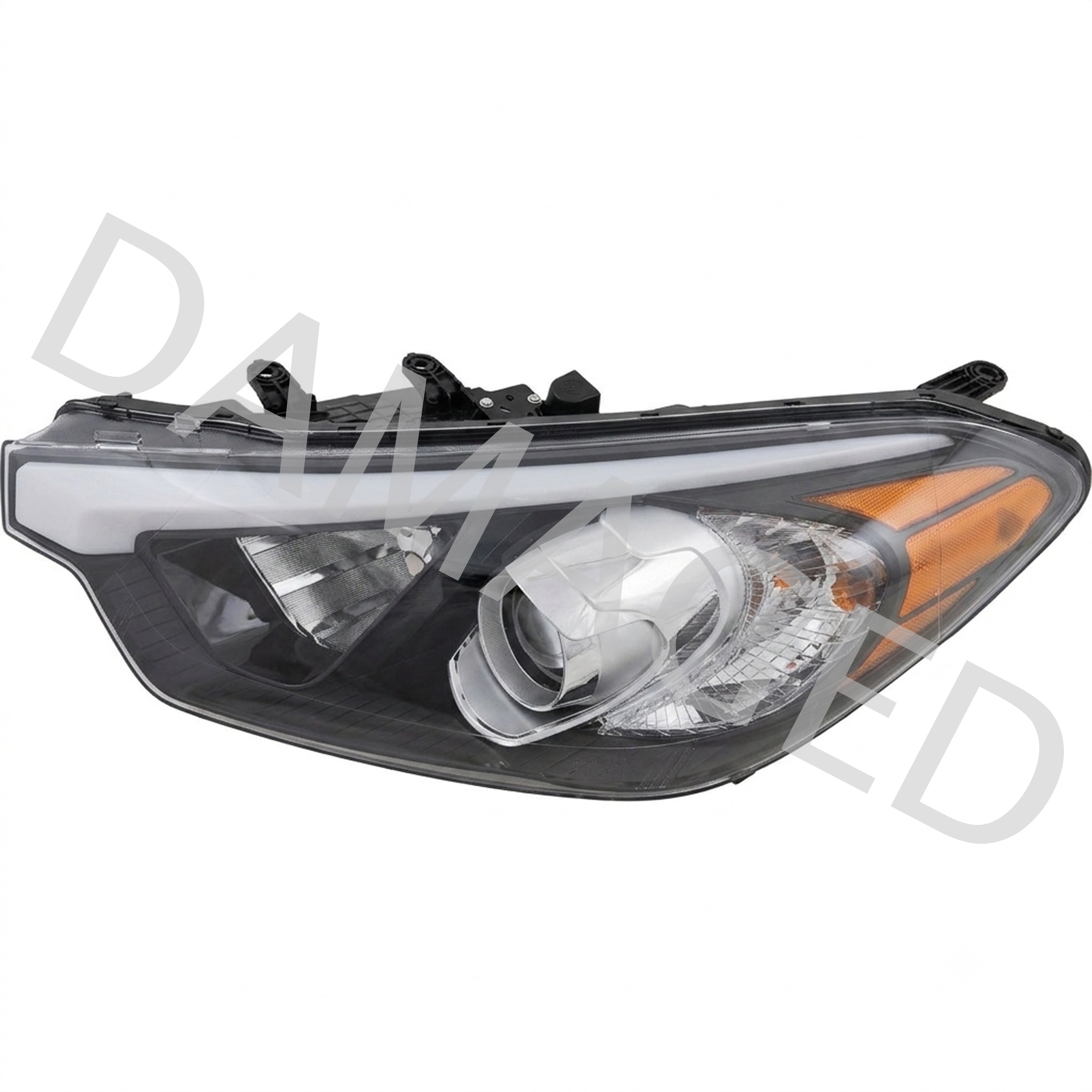 For 2014 2015 2016 Kia Forte LX EX Forte5 Koup Headlight Assembly Left Driver Damaged