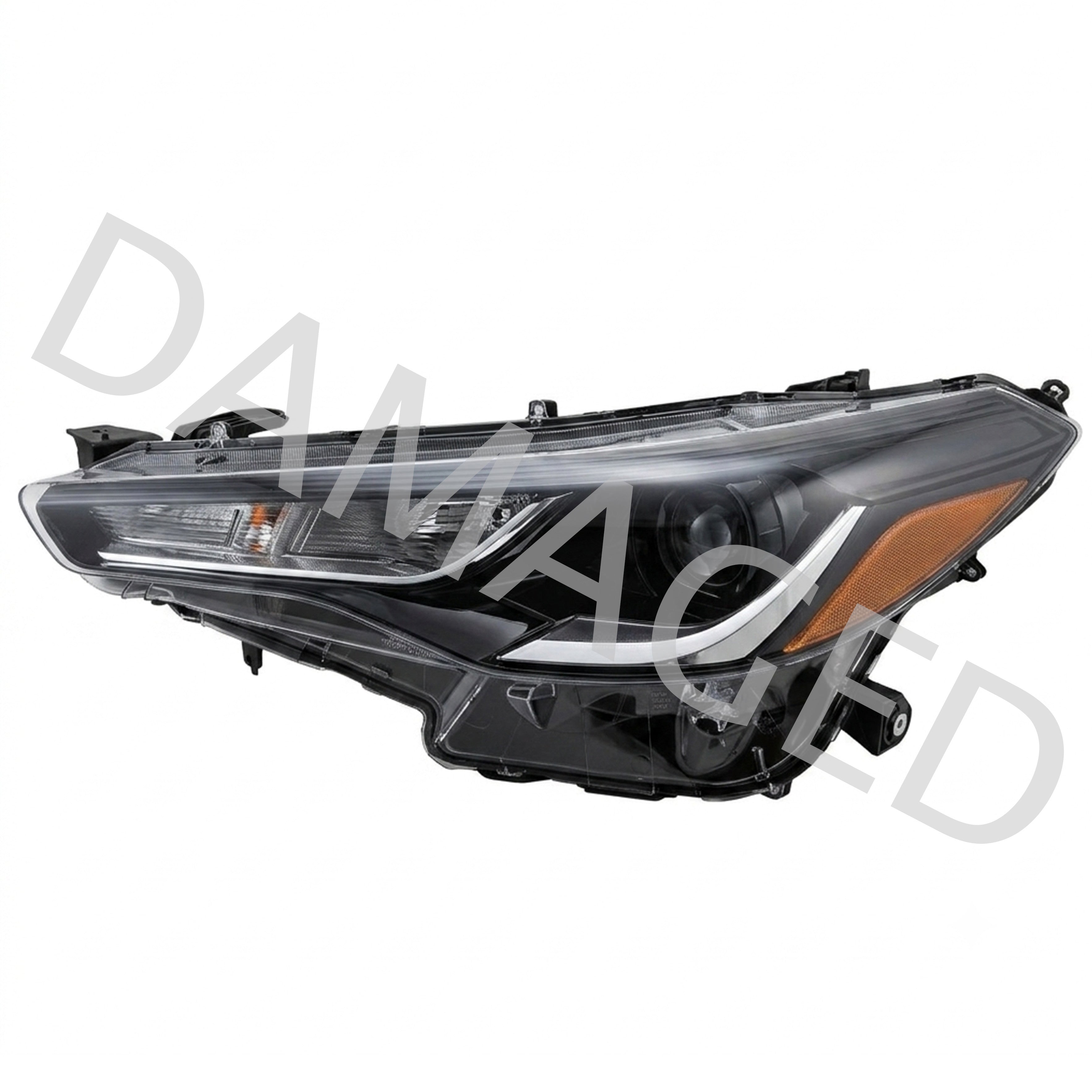 <p>2022 2023 2024 2025 Toyota Corolla Cross L LE Front LED Headlight Lamp Assembly Left Driver Side Damaged</p>