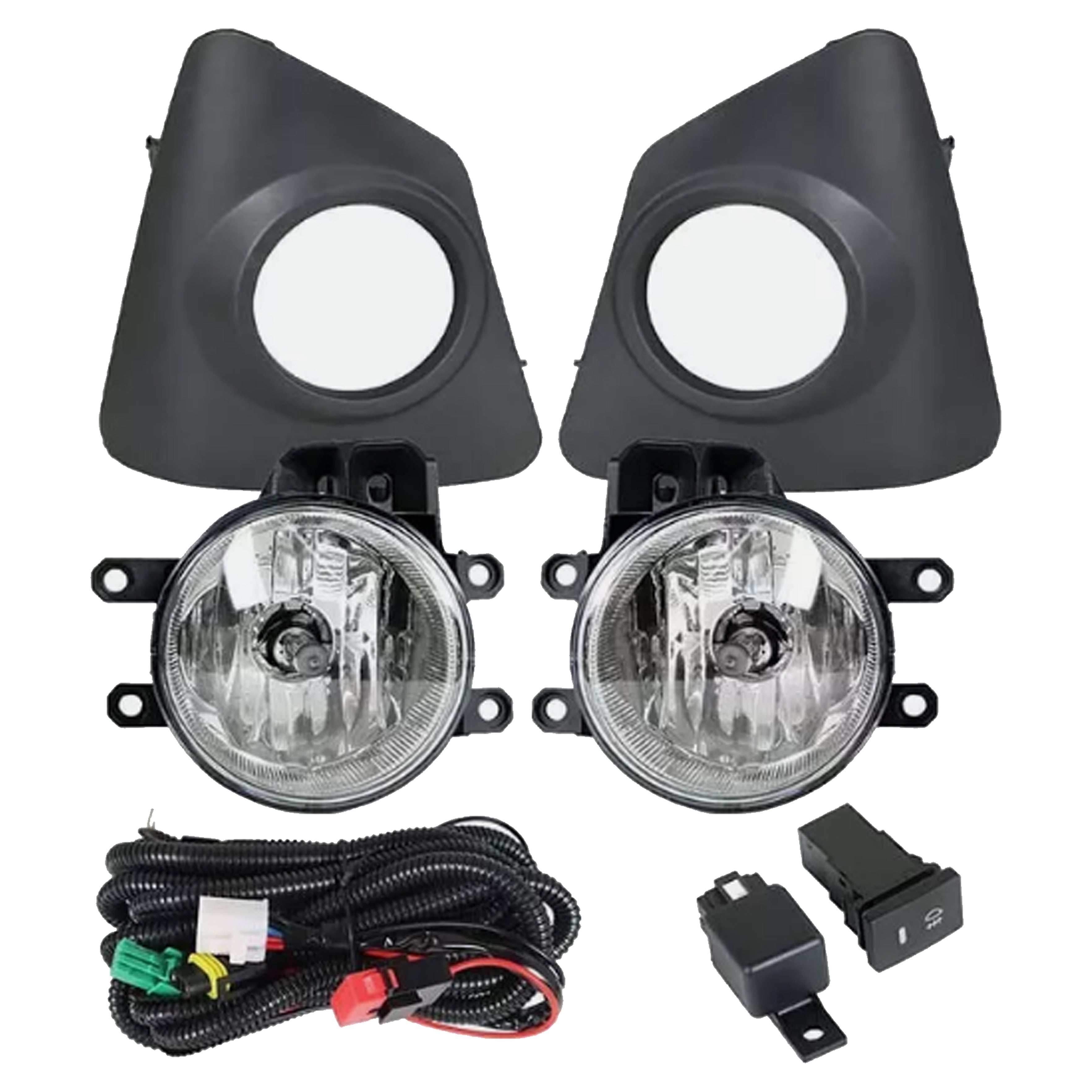 For 2014 2015 2016 Toyota Corolla S Front Bumper Driving Fog Light Lamp Kit Clear Set