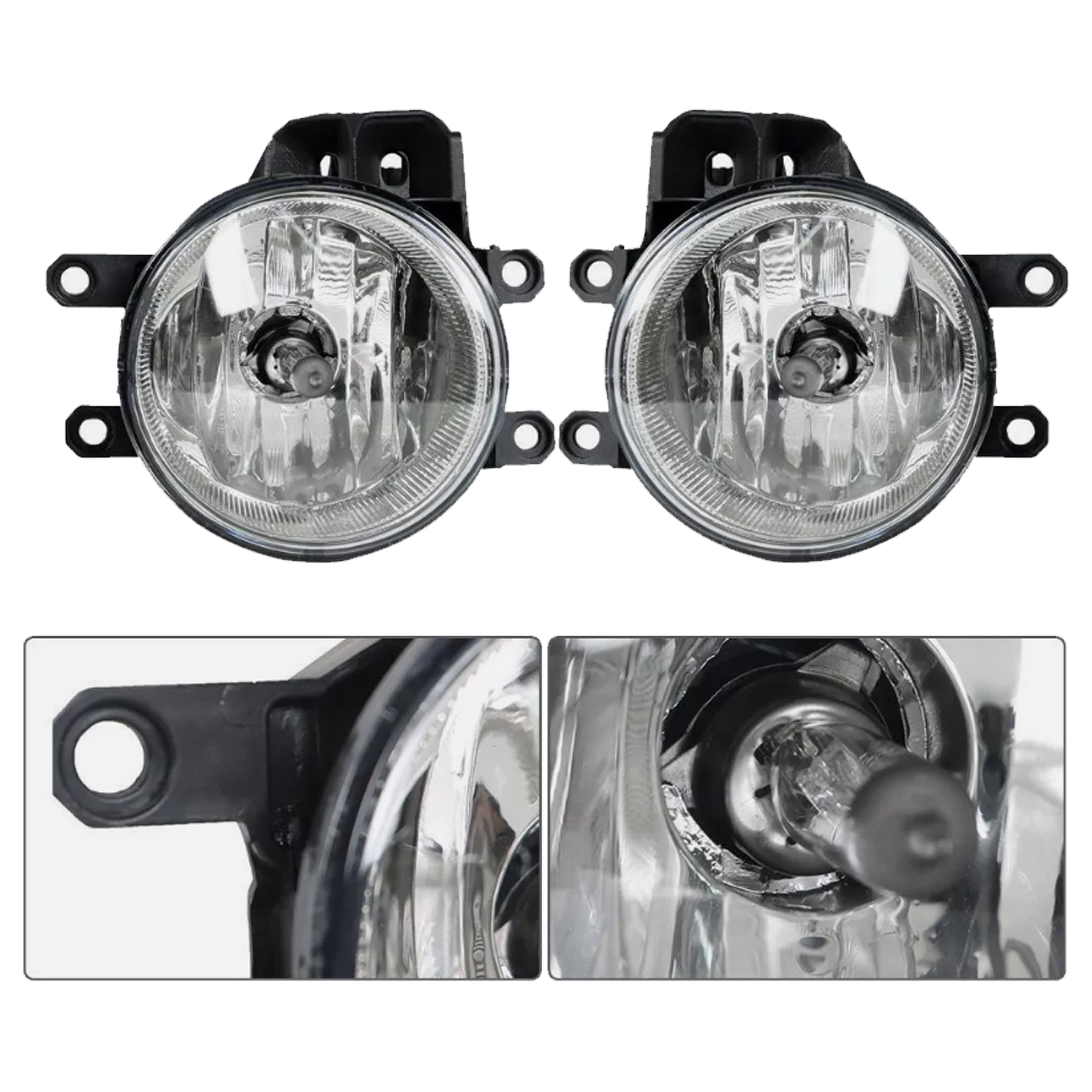 For 2014 2015 2016 Toyota Corolla S Front Bumper Driving Fog Light Lamp Kit Clear Set