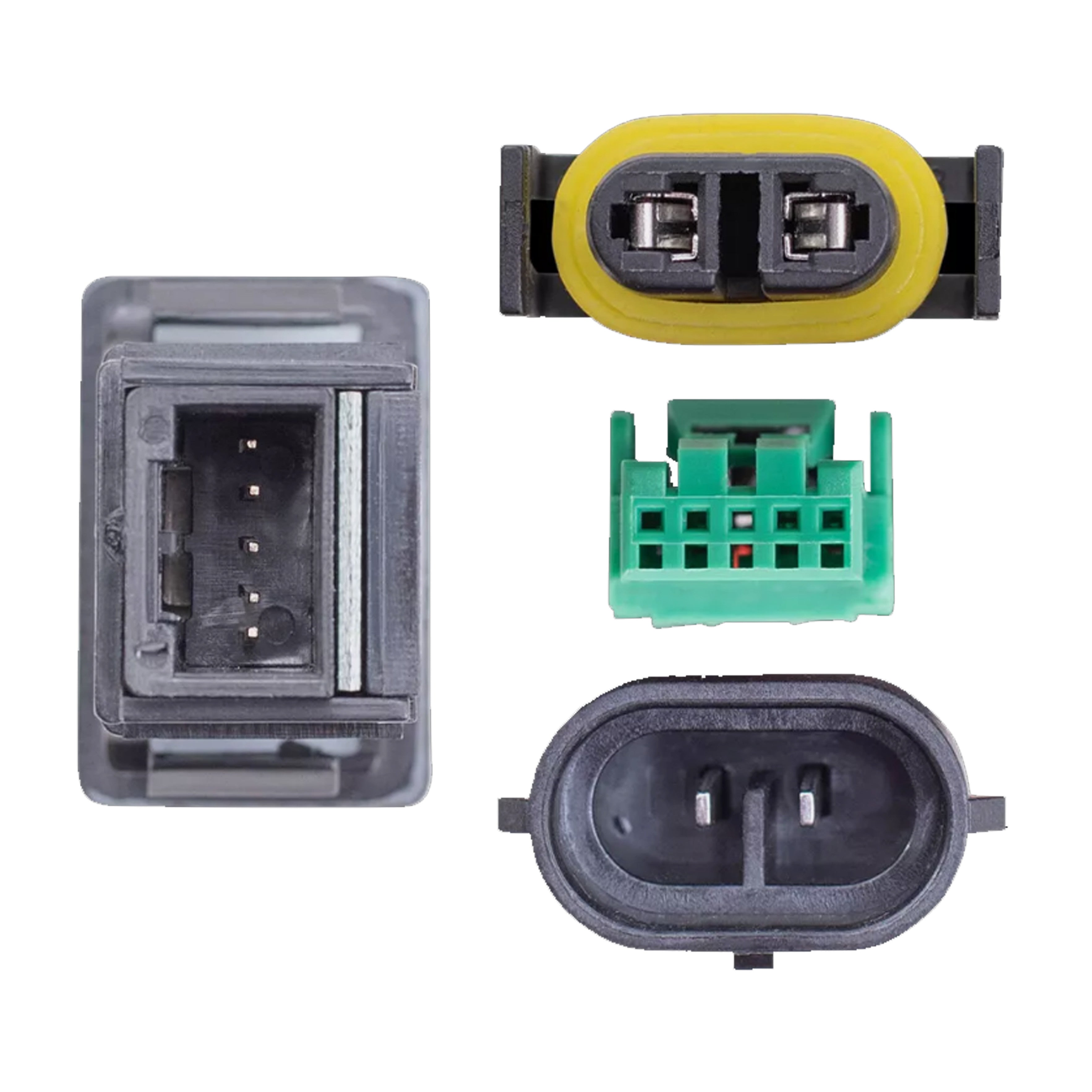 For 2014 2015 2016 Toyota Corolla Front Bumper Driving Fog Light and Bezel Cover Kit Set