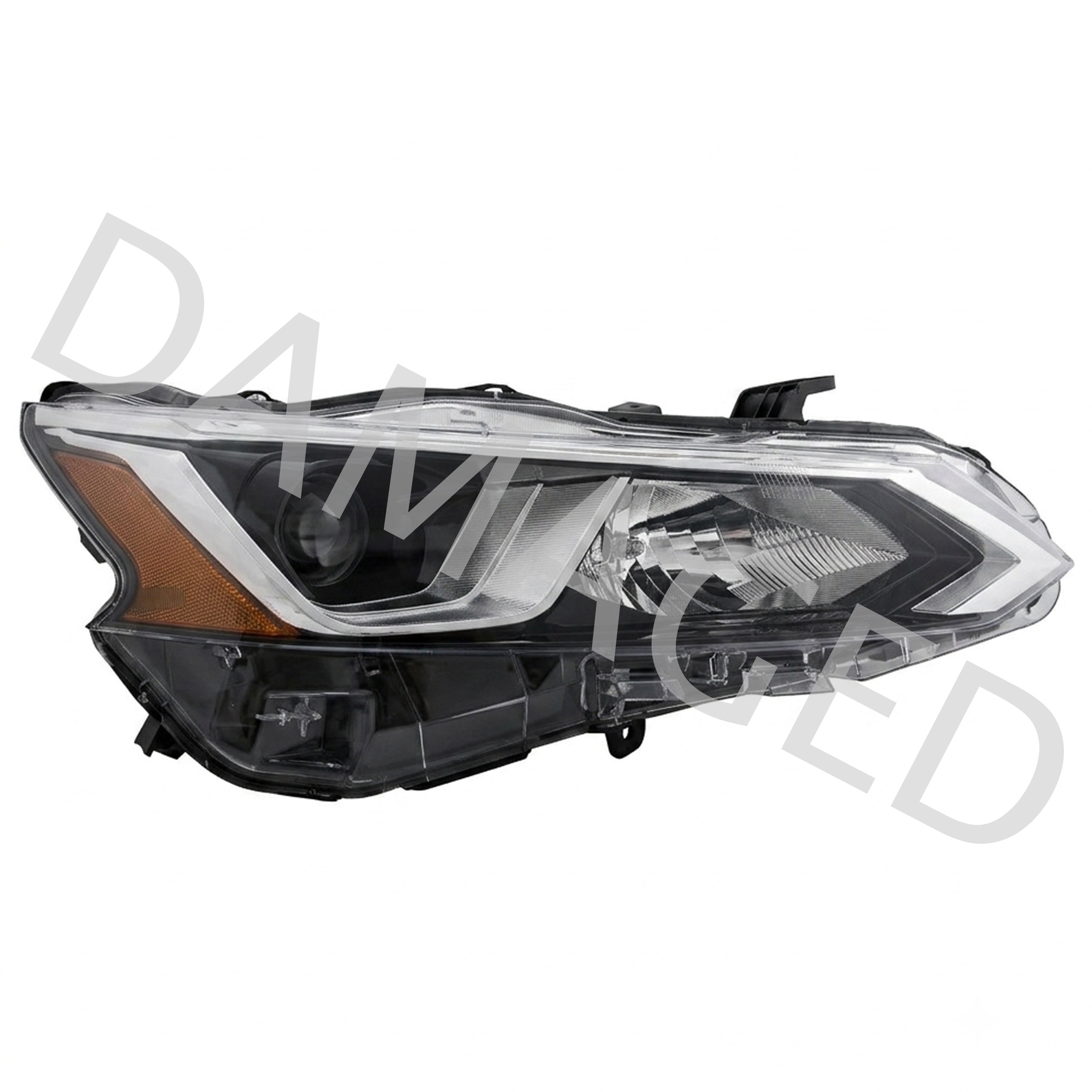 2019 2020 2021 2022 Nissan Altima Headlight Assembly Halogen Passenger Side Damaged