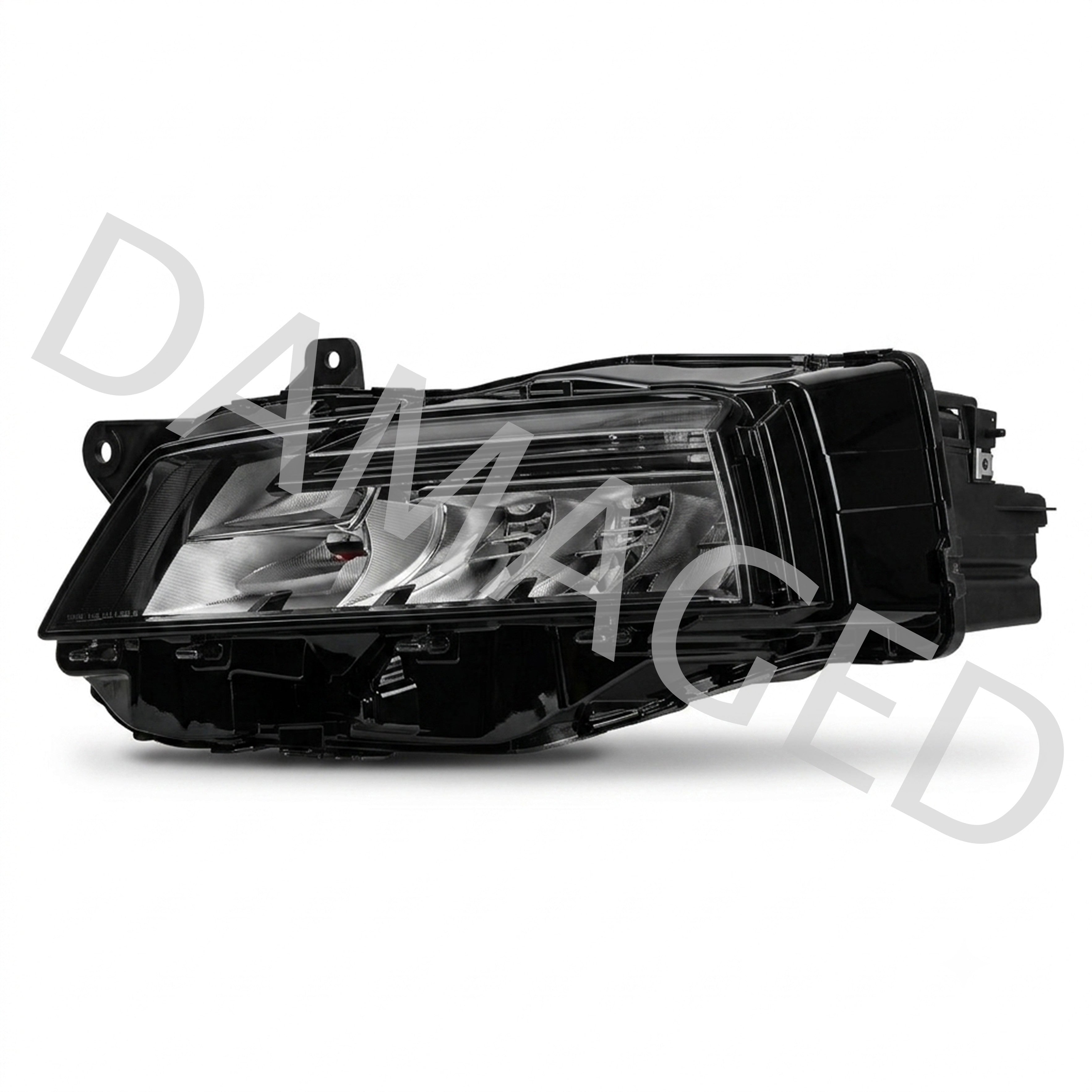 For 2021 2022 2023 Nissan Rogue Headlight Headlamp Assembly Black Left Driver Side 26060-6RR6A Damaged