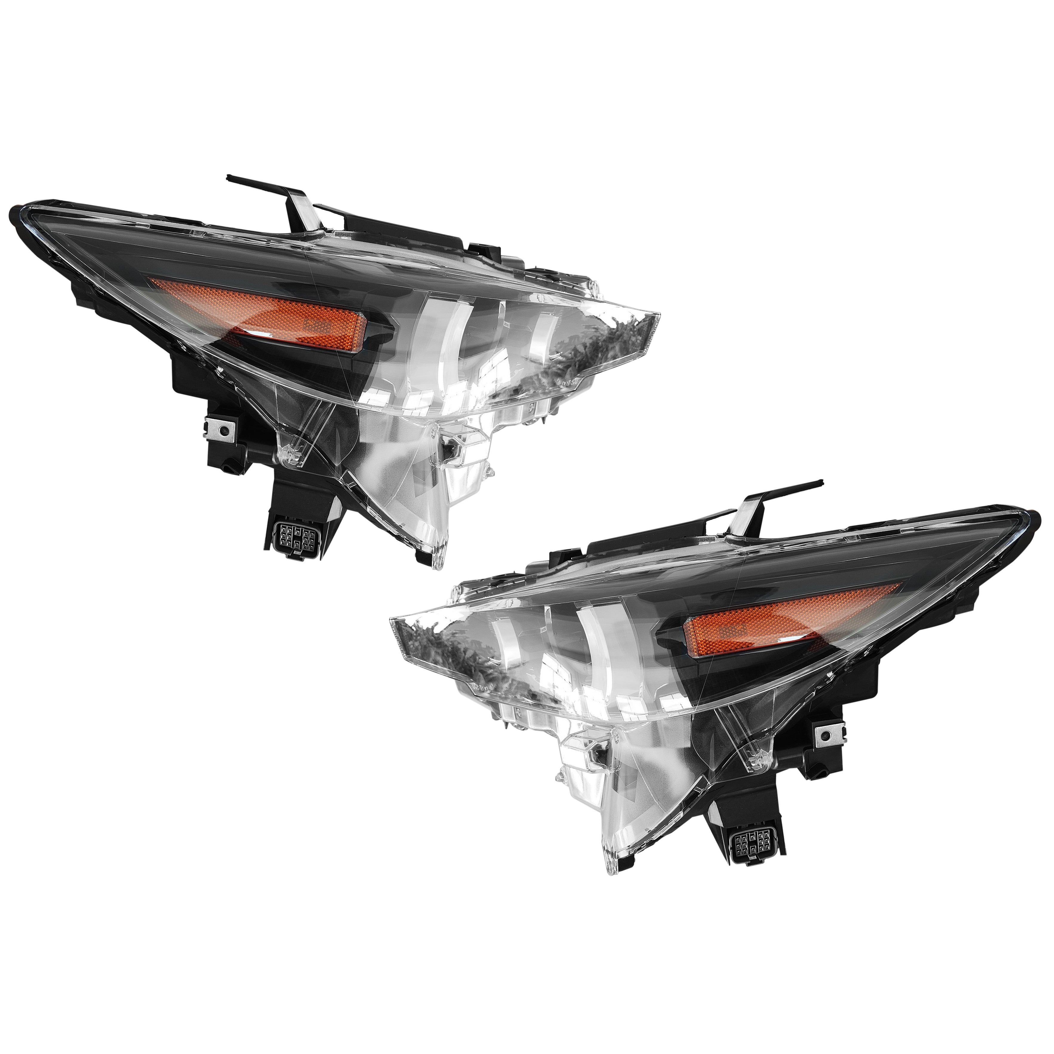 For 2022 2023 2024 Mazda CX5 CX-5 Headlight LED Assembly Driver Passenger Pair Set 2Pcs KPF1-51-030 KPF1-51-040